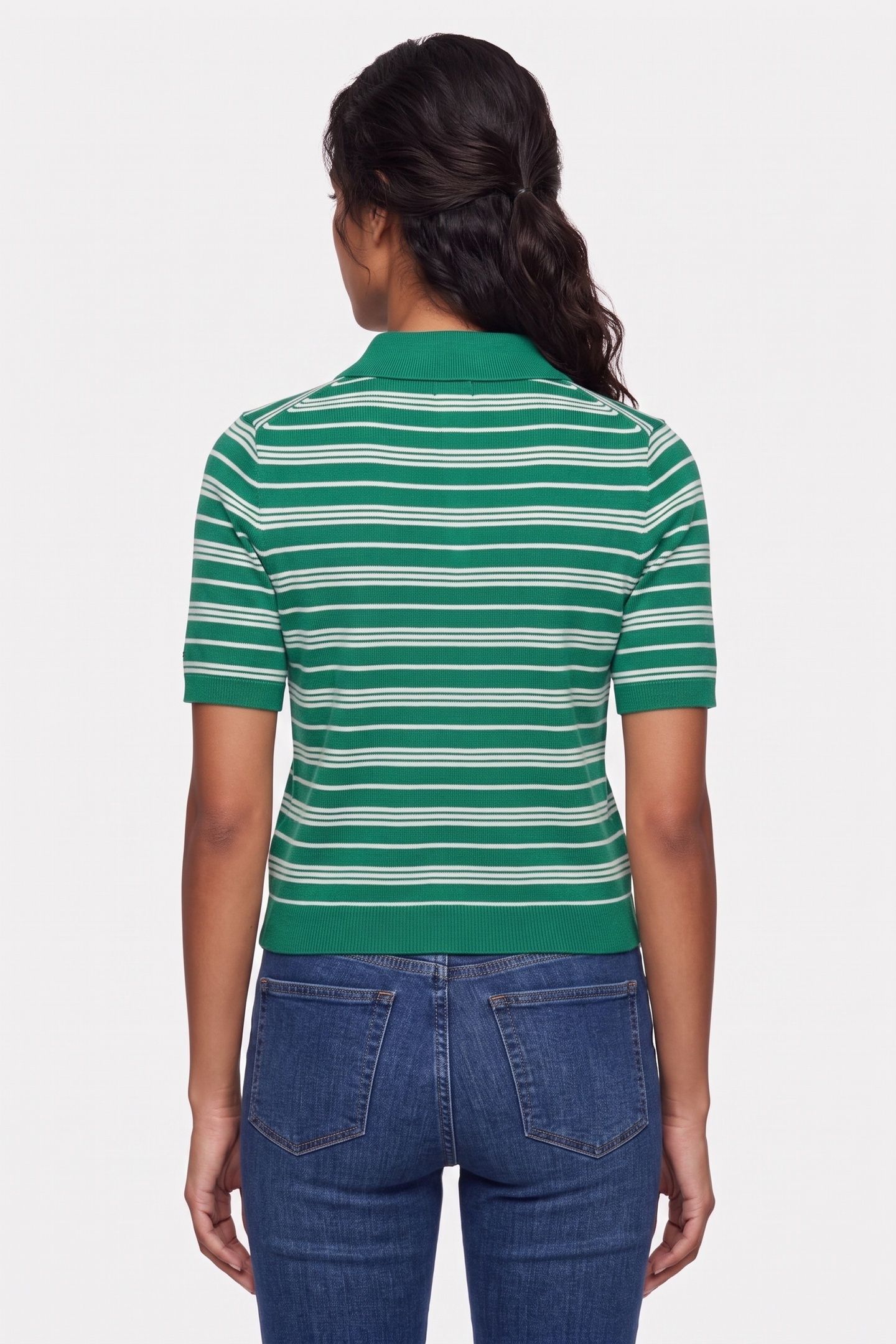 MERINO SILK S/S POLO NOUV GREEN/CALICO MULTI STP 2