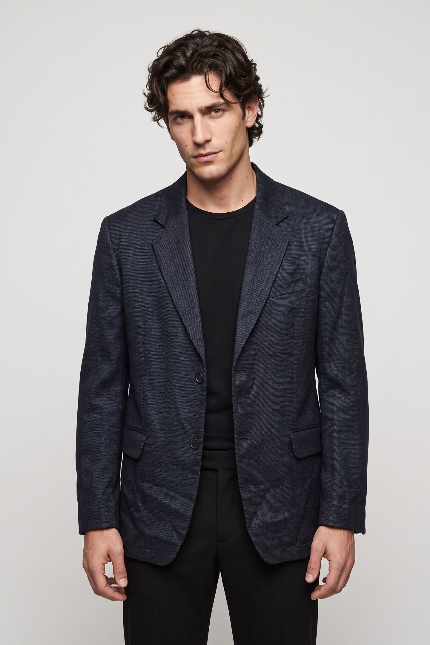 DENNIS LEOMASTER COTTON HEMP BLUE 1