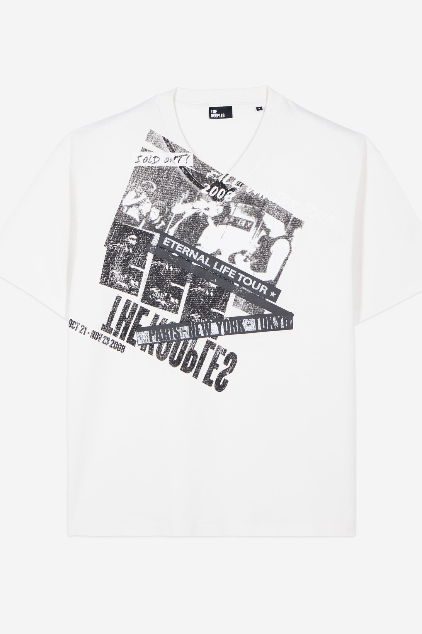 SHORT-SLEEVED T-SHIRT WITH PRINT ECRU 2
