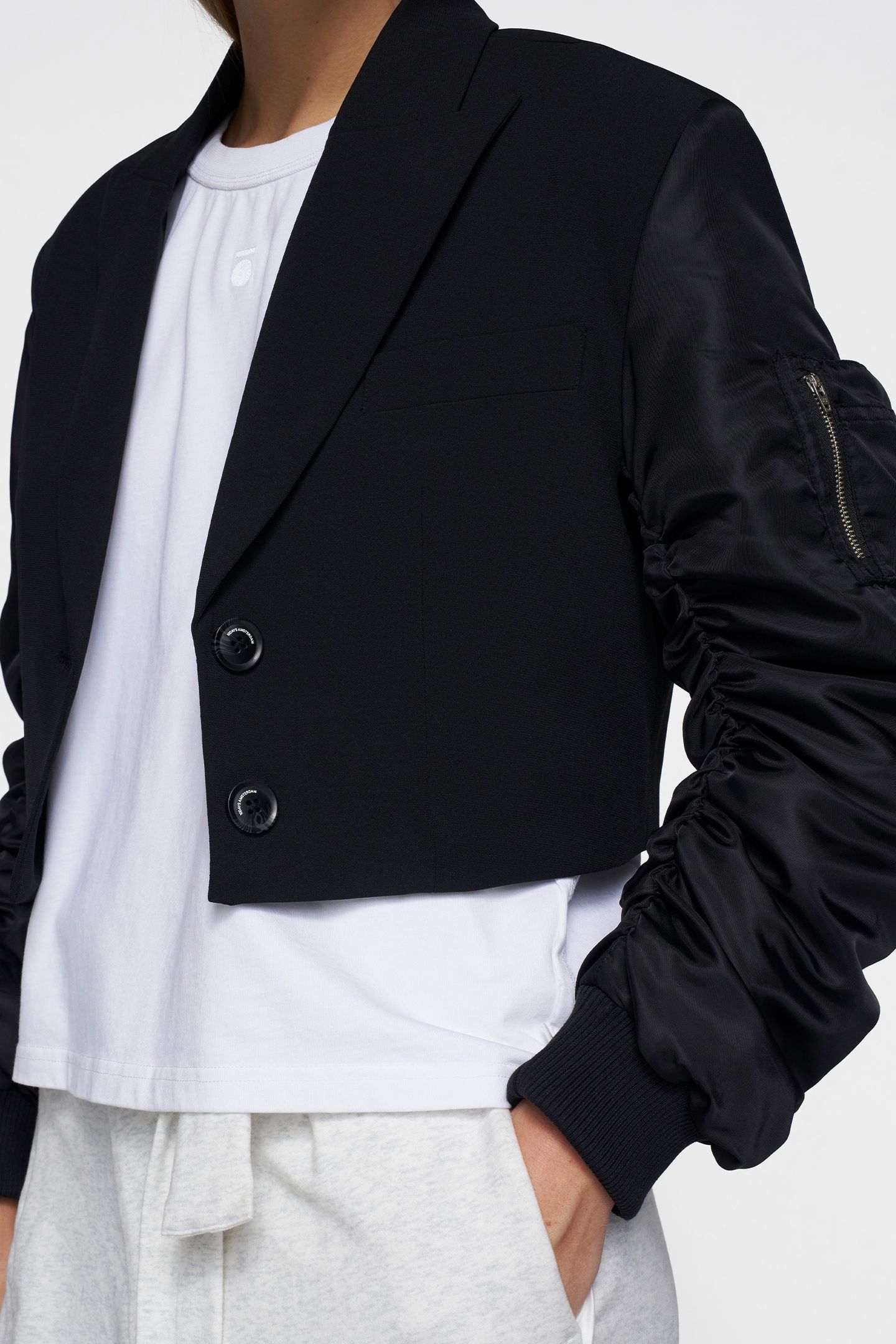 BOMBER BLAZER BLACK 8