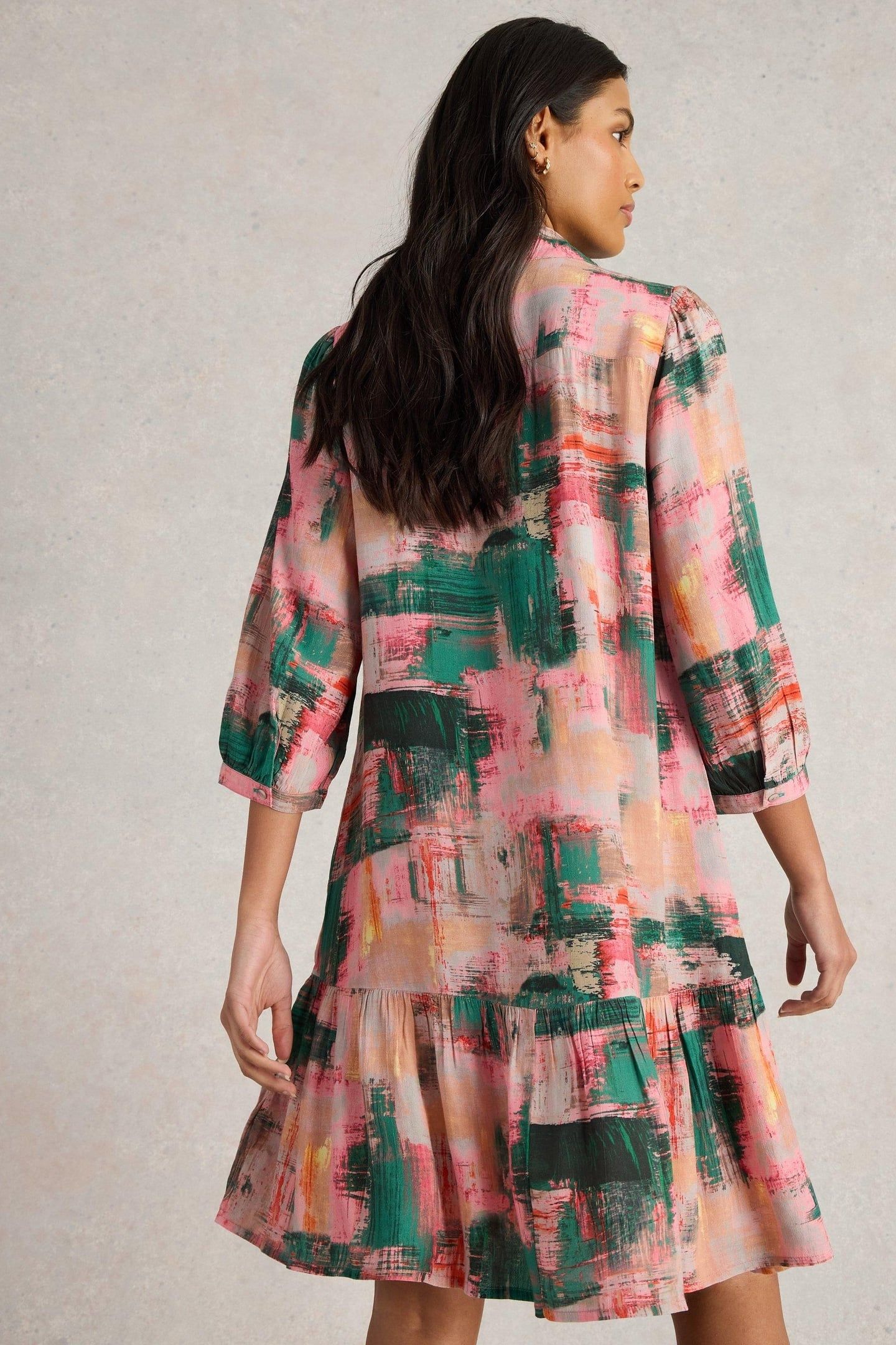 HARPREET DRESS PINK MULTI 2
