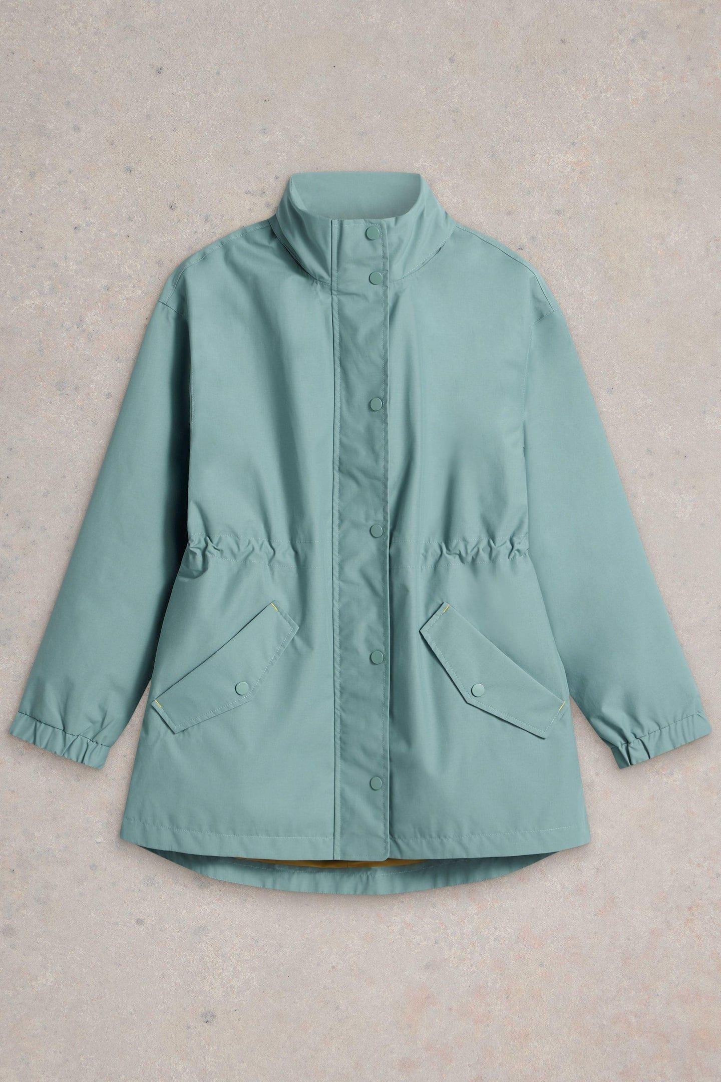 LEXI WATERPROOF COAT DUSTY BLUE 4