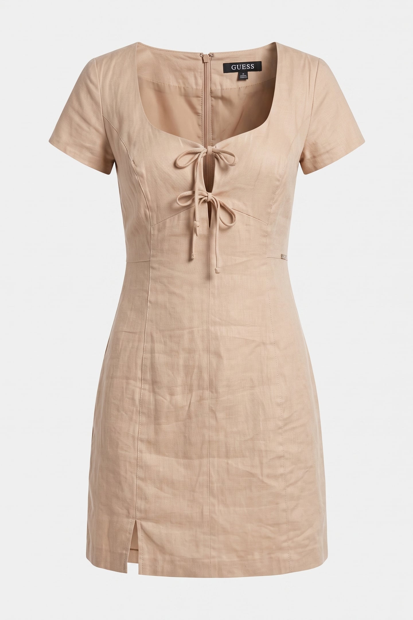 GUESS ECO ISABEAU BOWS MINI DR FOAMY TAUPE 3