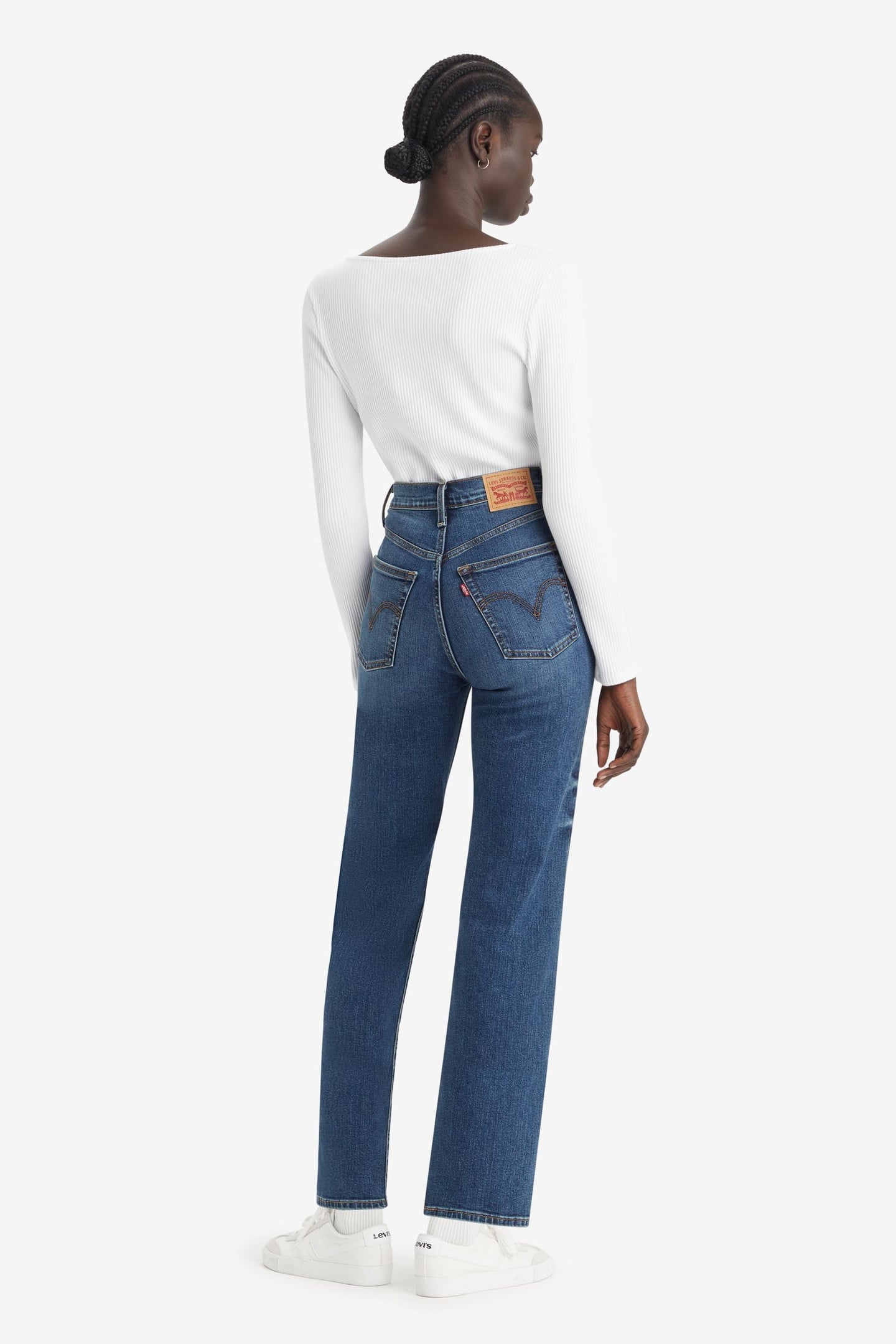 RIBCAGE STRAIGHT ANKLE JEANS 2