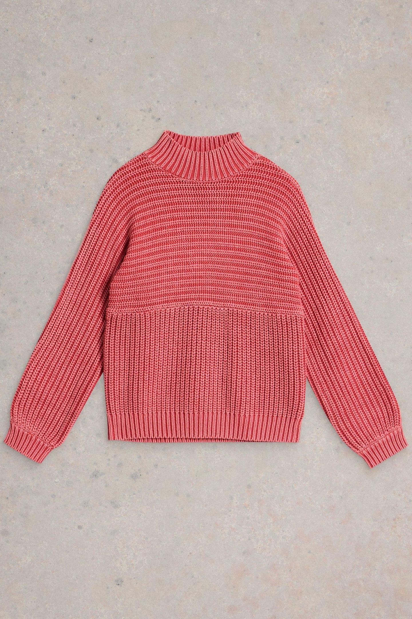 MARLEY MIX COTTON JUMPER MID PINK 3