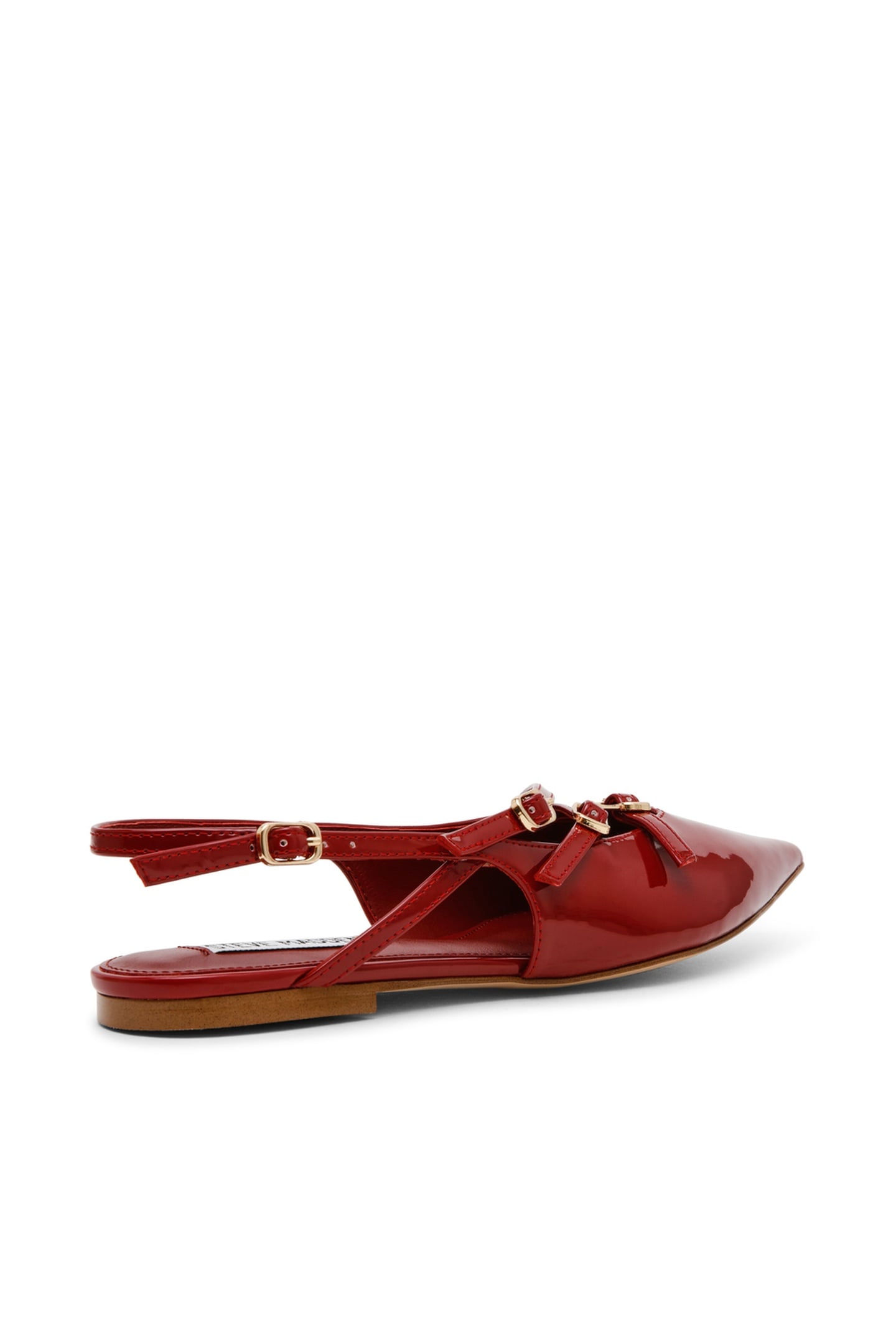 CIANNA FLAT SHOES WINE PATENT 3