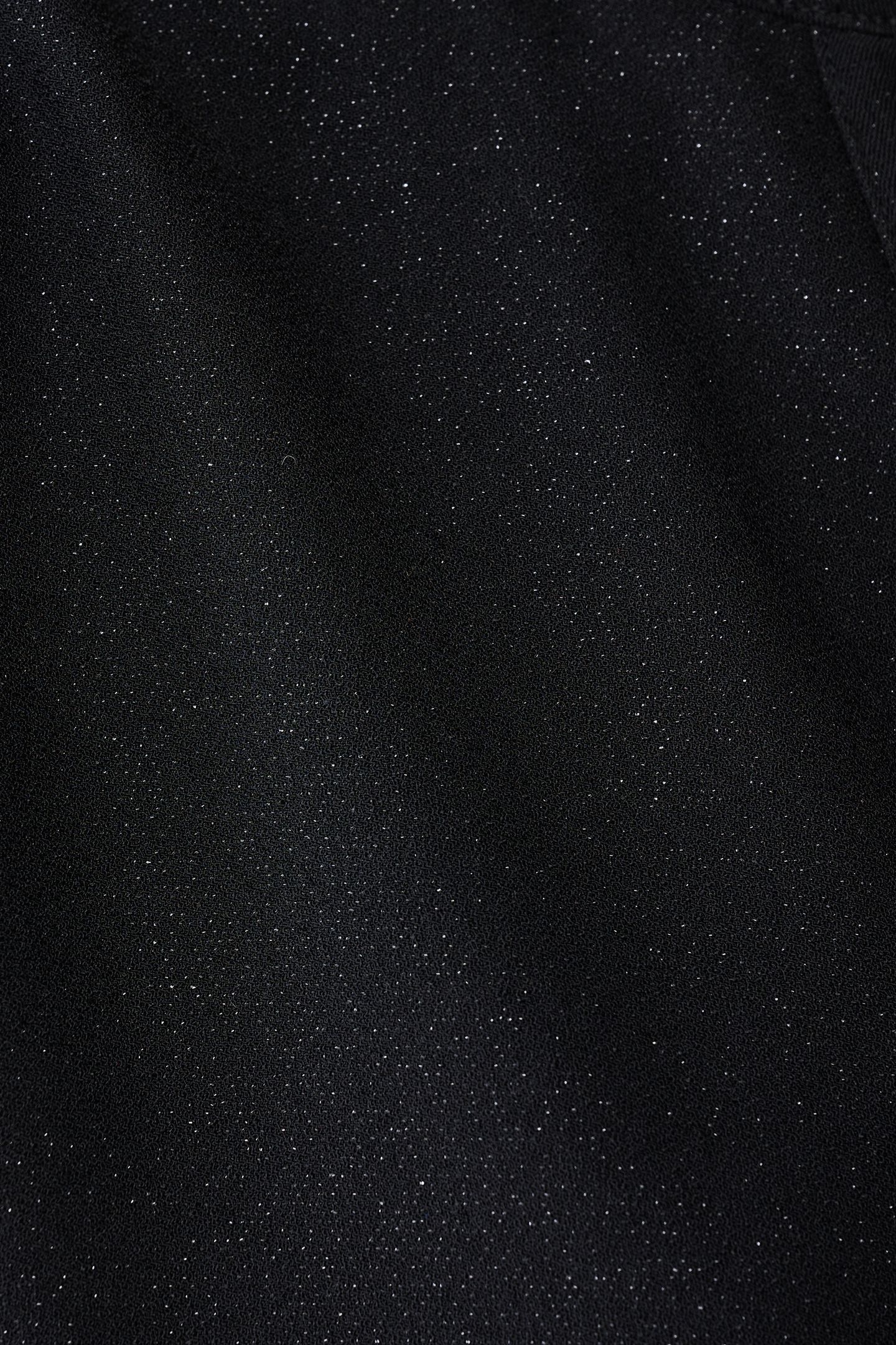LA-SBGLITTER VNECK TOP BLACK 7