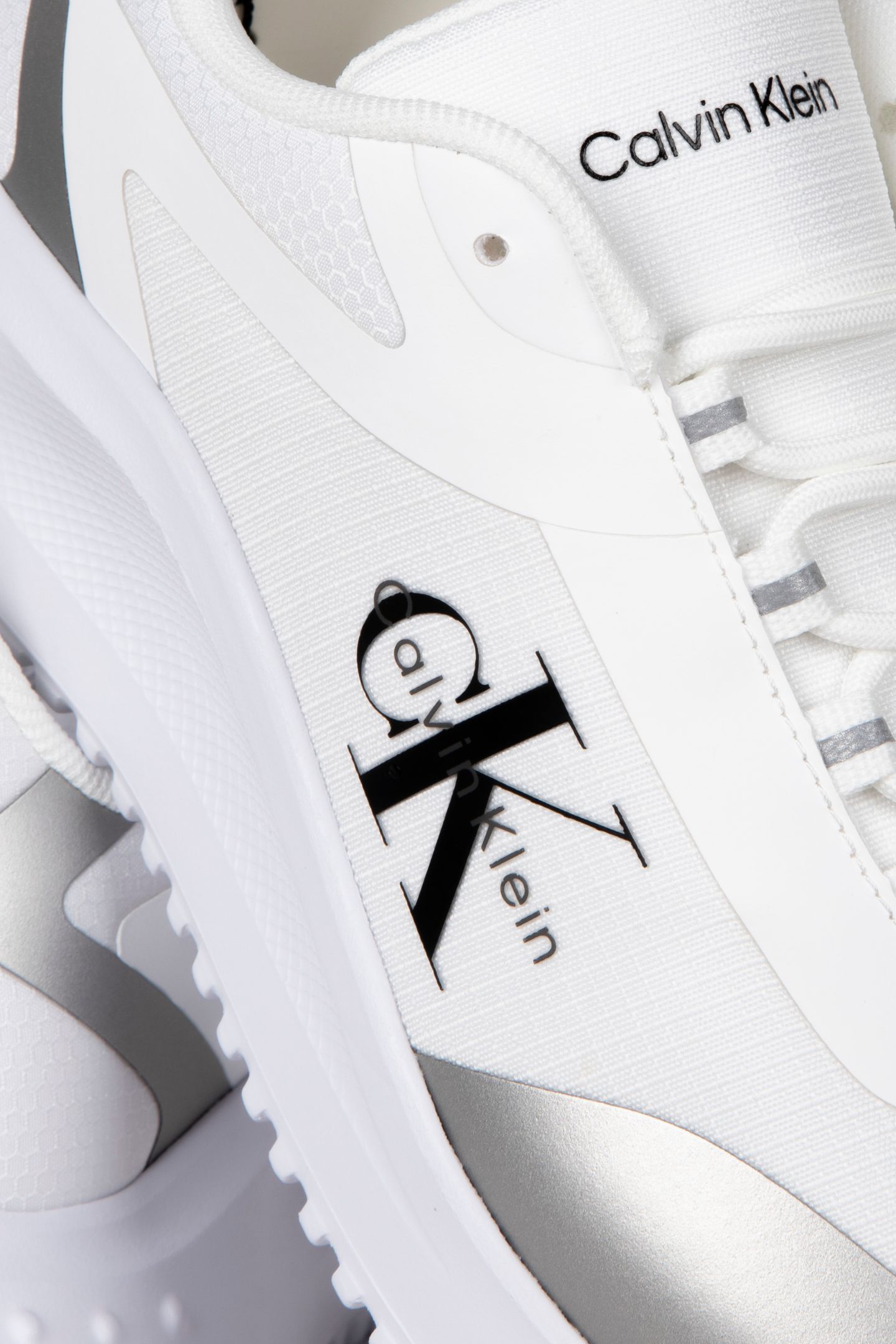 EVA RUNNER LOW LACE SHOES BRIGHT WHITE/SILVER 3