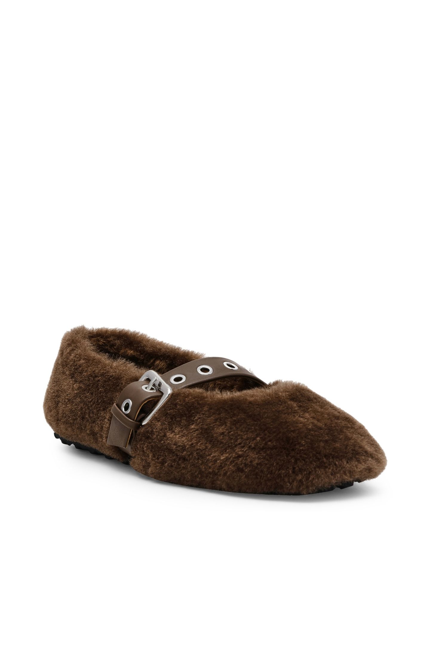 TOASTY FLAT SHOES BROWN 4