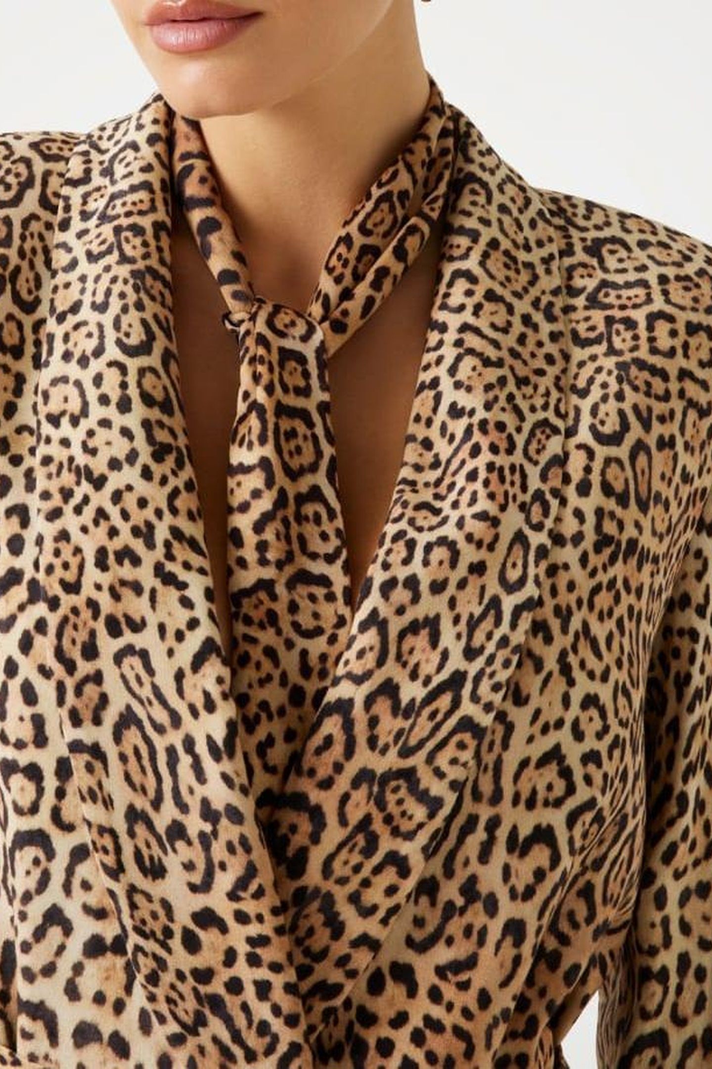 AMY BELTED BLAZER CHARMING LEOPARD DEG 5