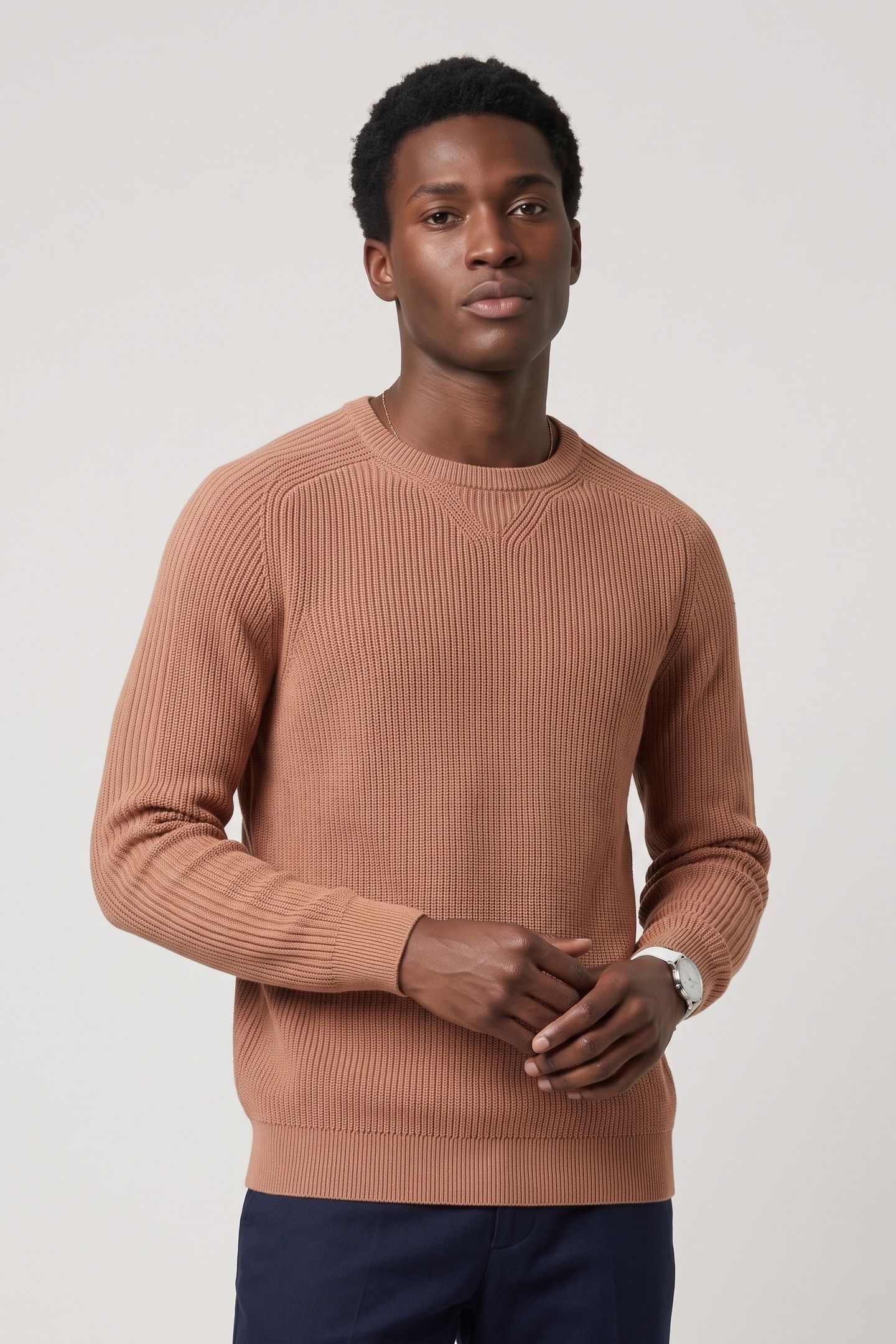 PENTIRE COTTON CREW LGT ORANGE 1