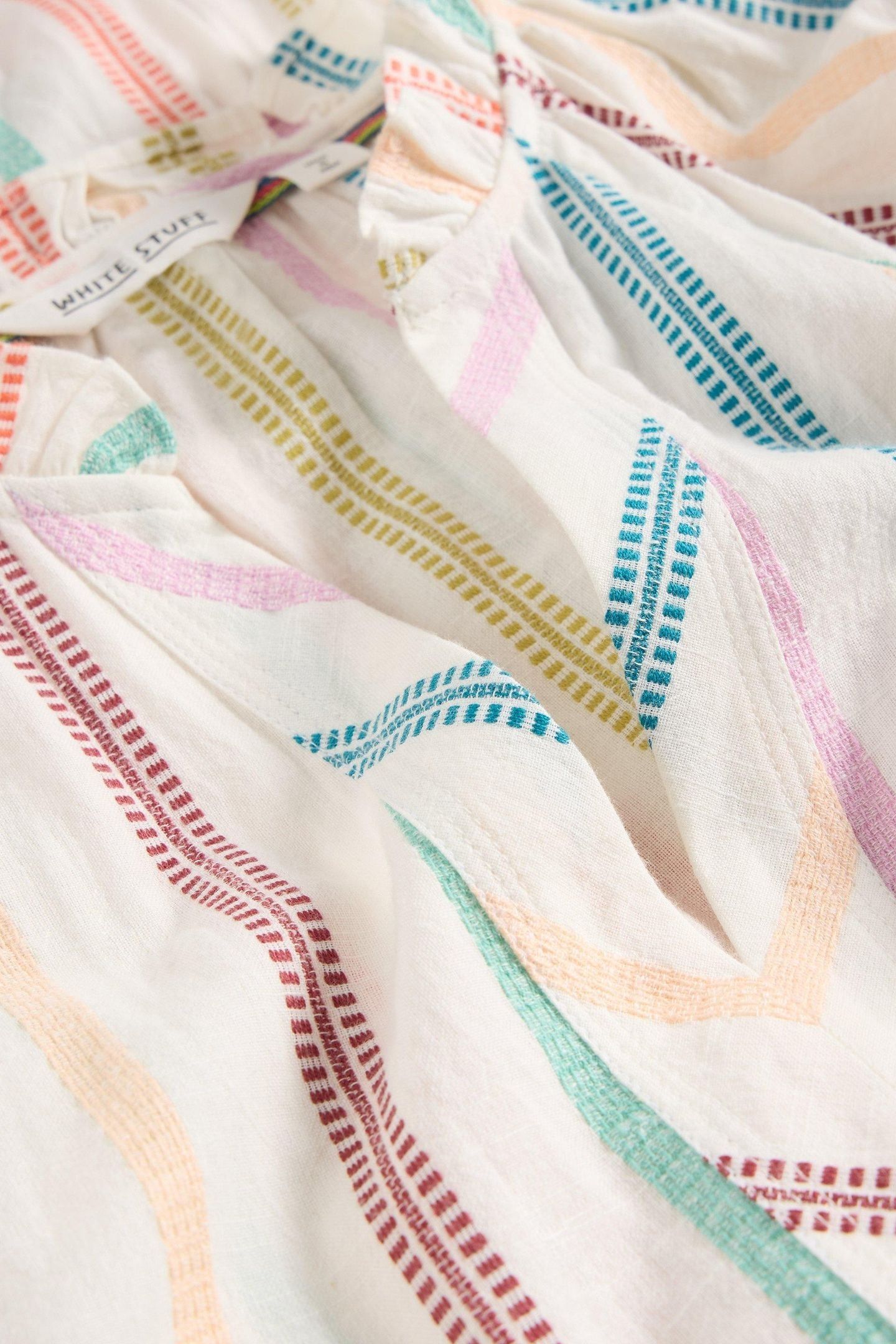 SOPHIA STRIPE DRESS NATURAL MULTI 6