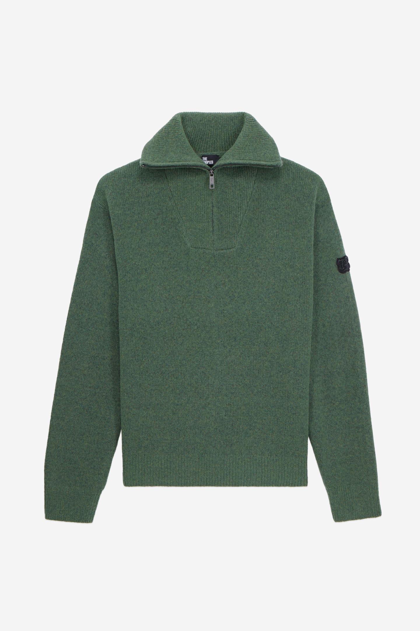 TRUCKER COLLAR SWEATER FOREST 4