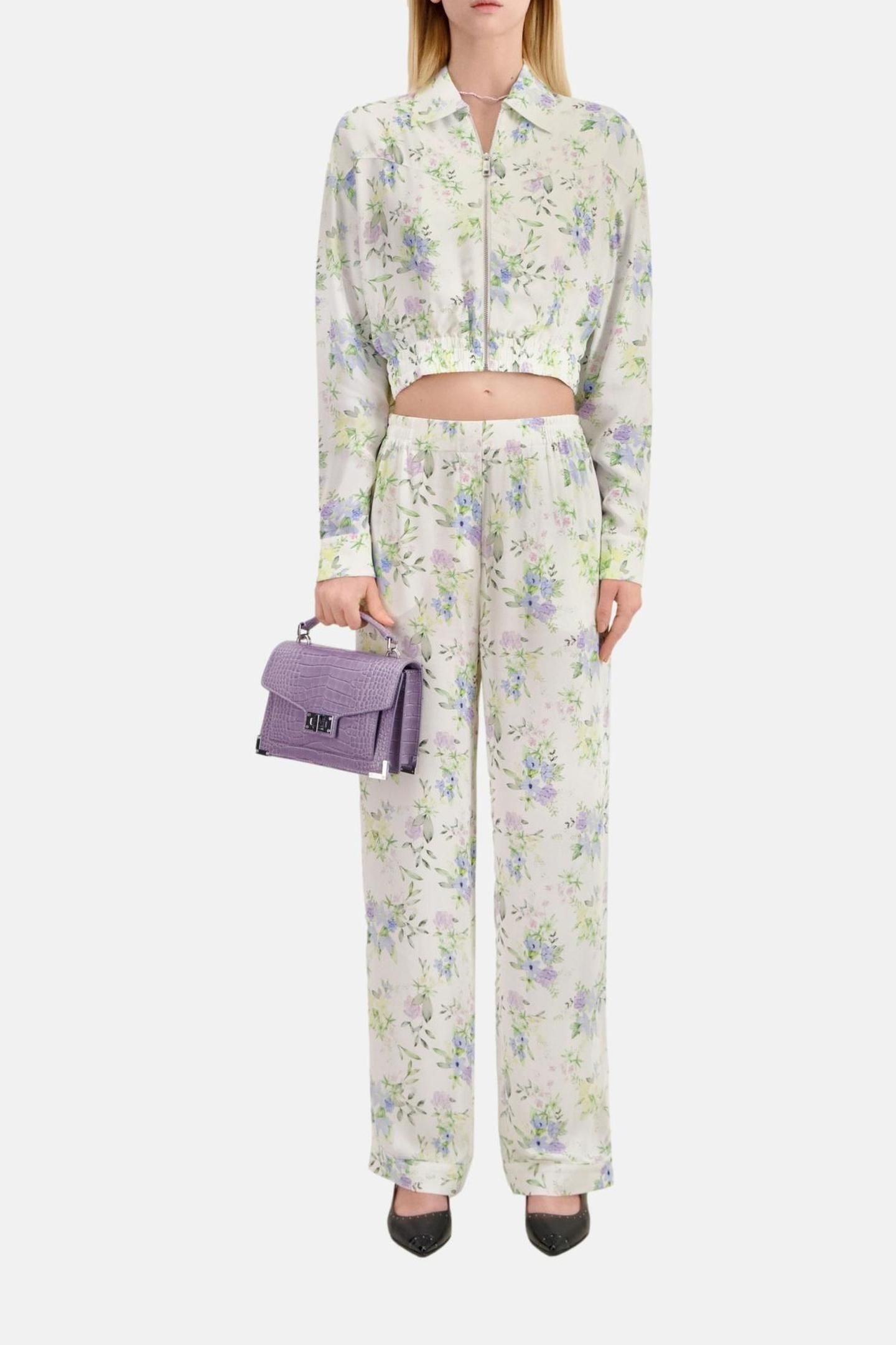 STRAIGHT-LEG TROUSERS LIGHTBLUE/WHITE 1