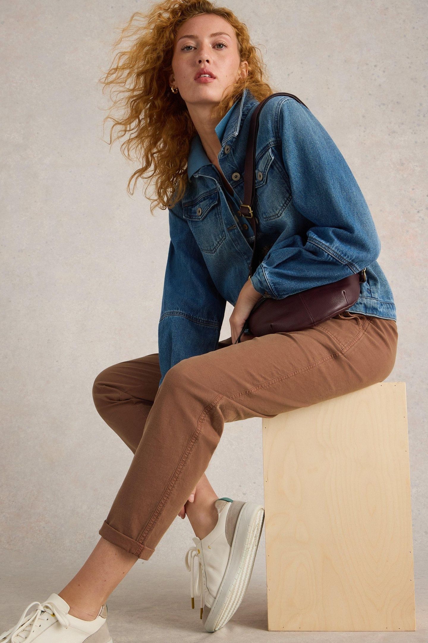 TWISTER CHINO TROUSER DARK TAN 7