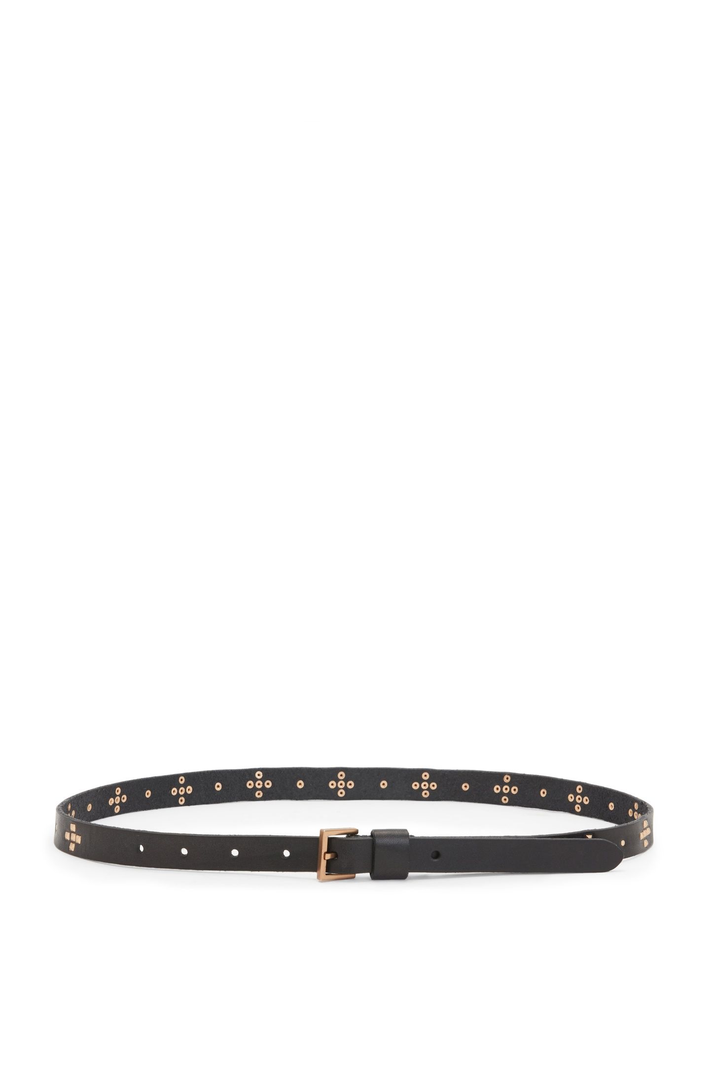 NOVA STUD SK BELT BLACK/WARM BRASS 2