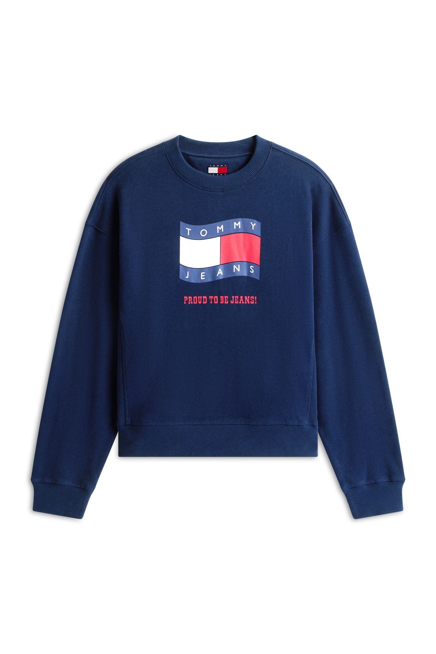 BOXY WAVY FLAG CREW DARK NIGHT NAVY 4