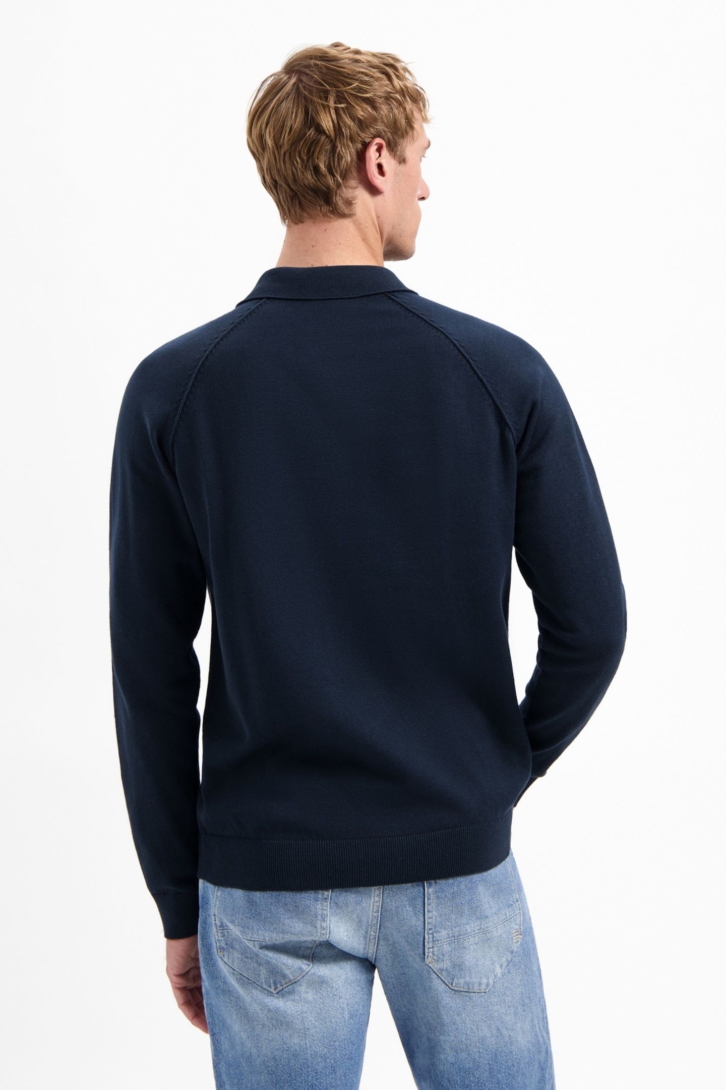 PULLOVER POLO HALF ZIP SOLID NIGHT 4