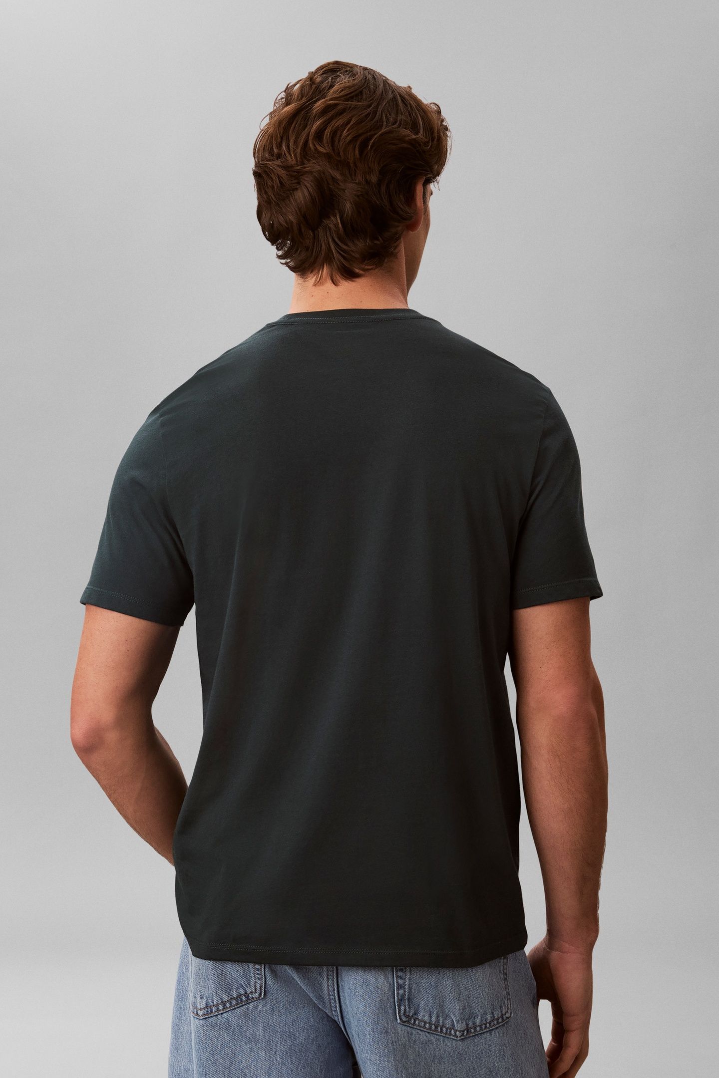 SS 30S MICRO MONOGRAM TEE NEARLY NAVY 3
