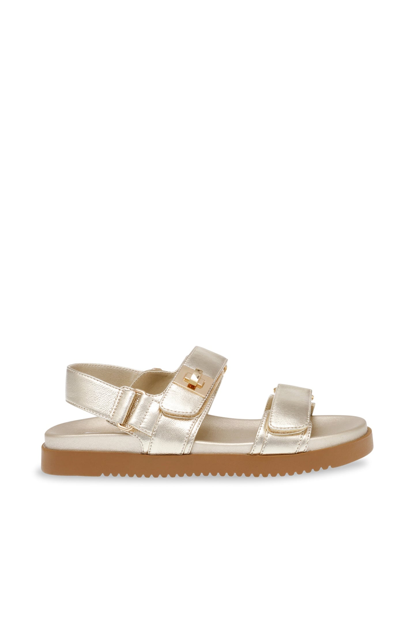 MONA SANDALS GOLD LEATHER 1