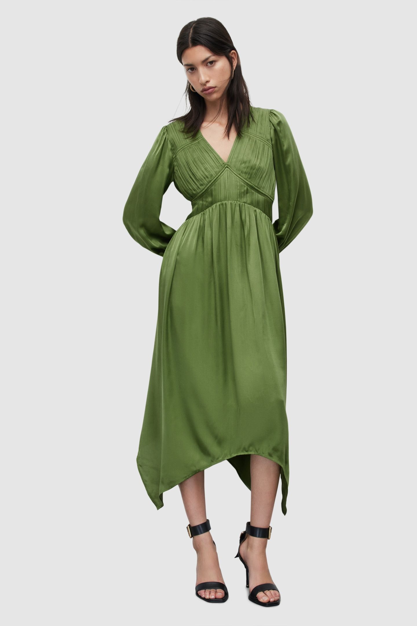 ESTELLE DRESS CACTUS GREEN 4