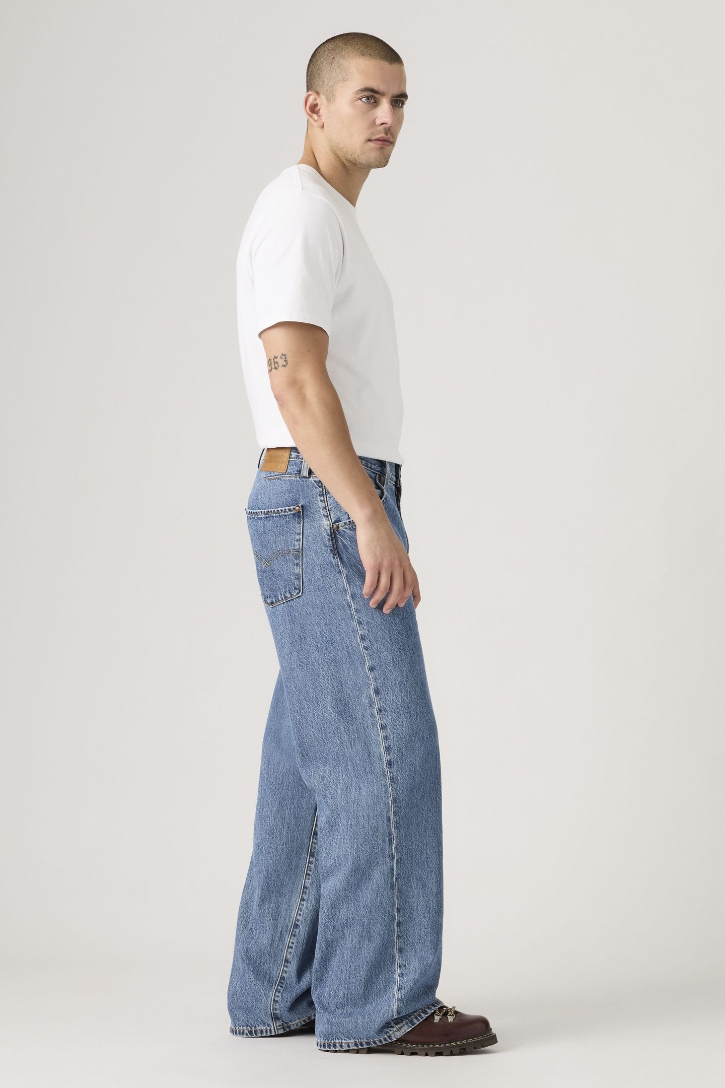 TWISTED BAGGY WIDE JEANS 4