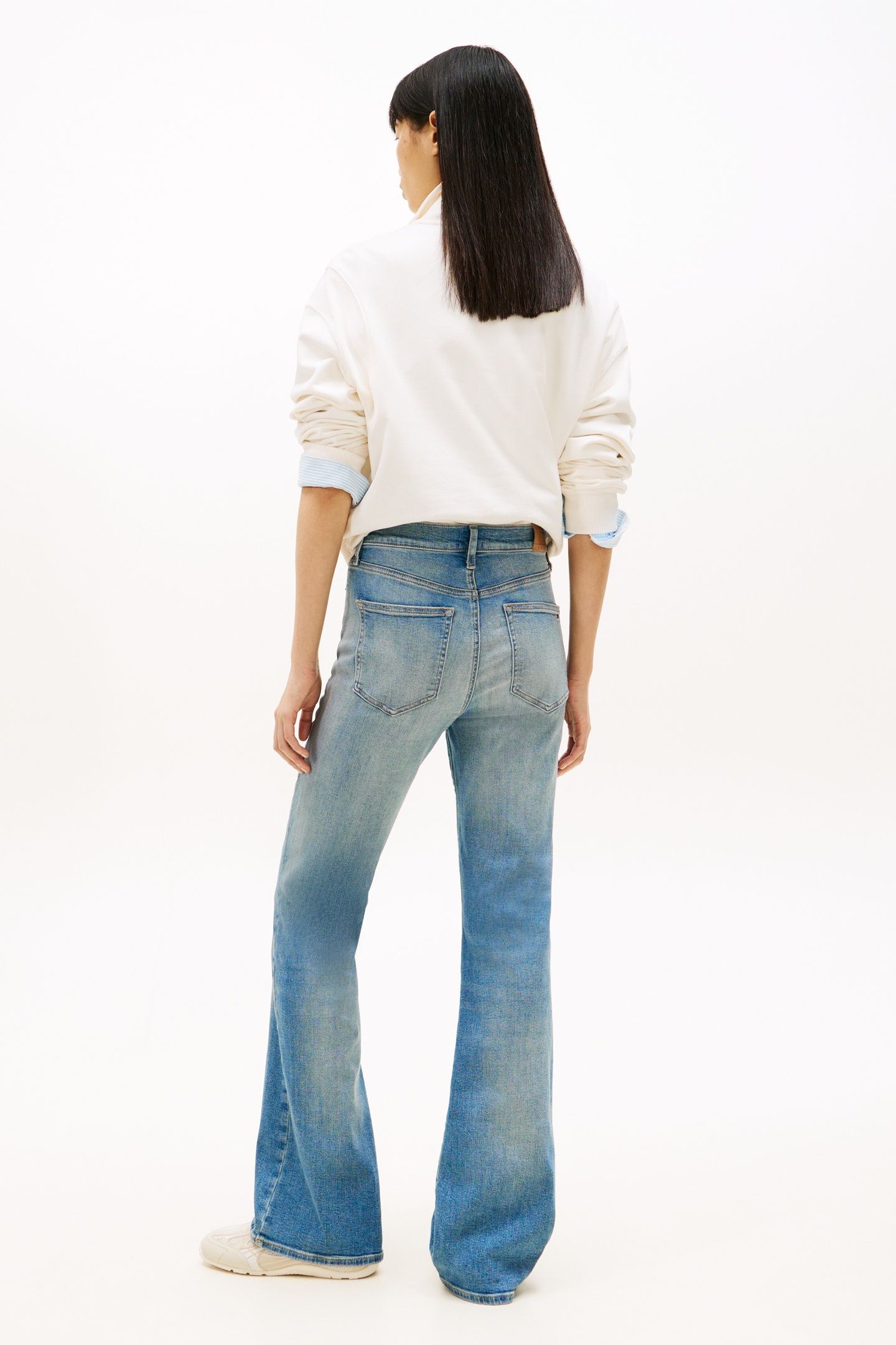 SYLVIA HIGH FLARE DENIM MEDIUM 2