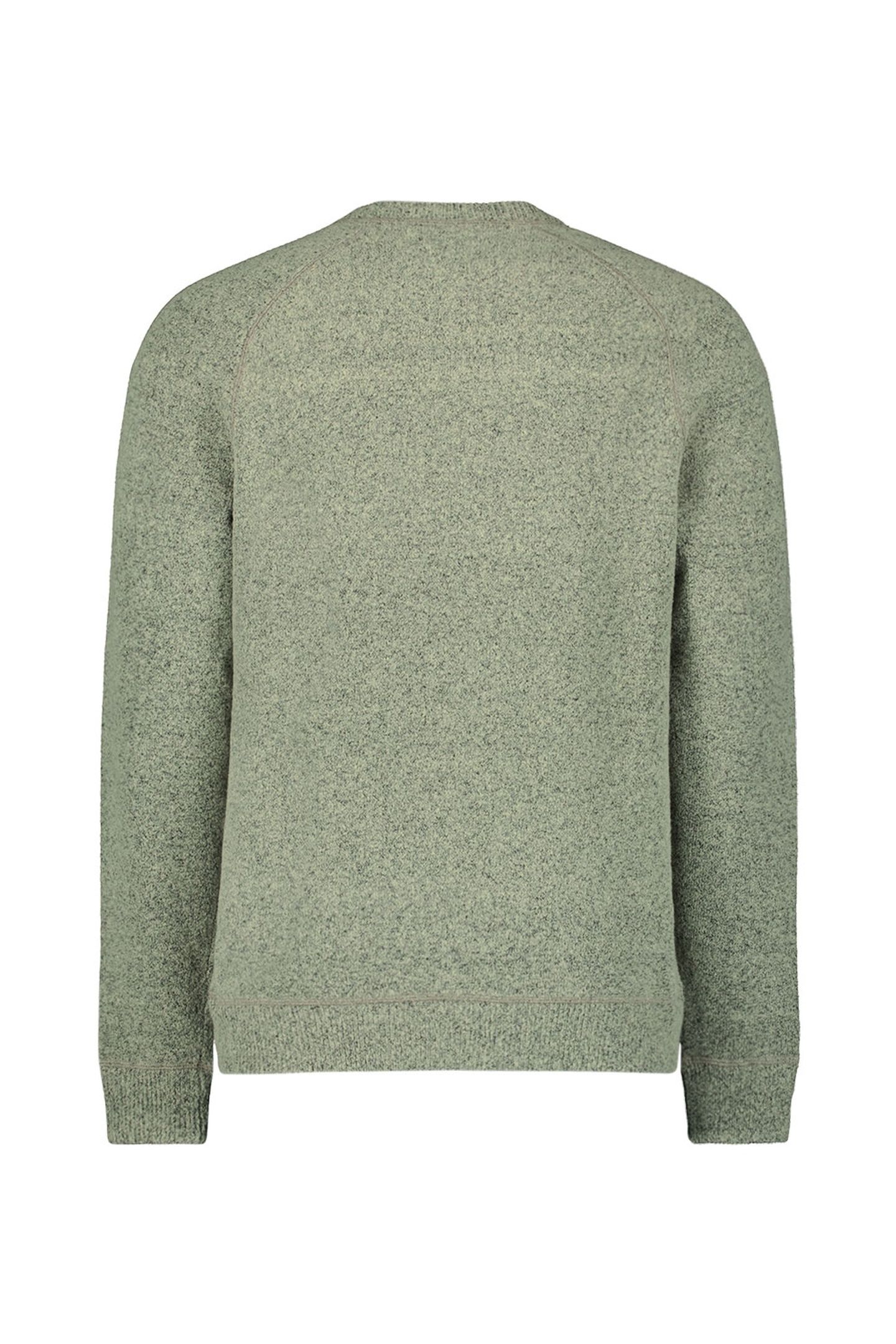 PULLOVER CREWNECK SOFT WOOL BLEND LIGHT MOSS 5