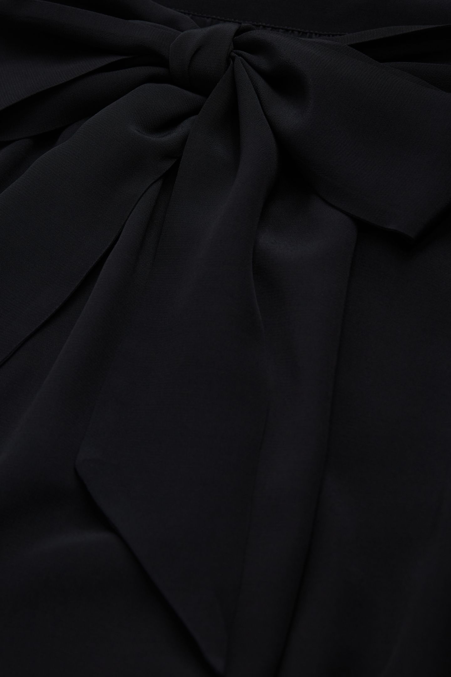 LONG TIED SKIRT BLACK 7
