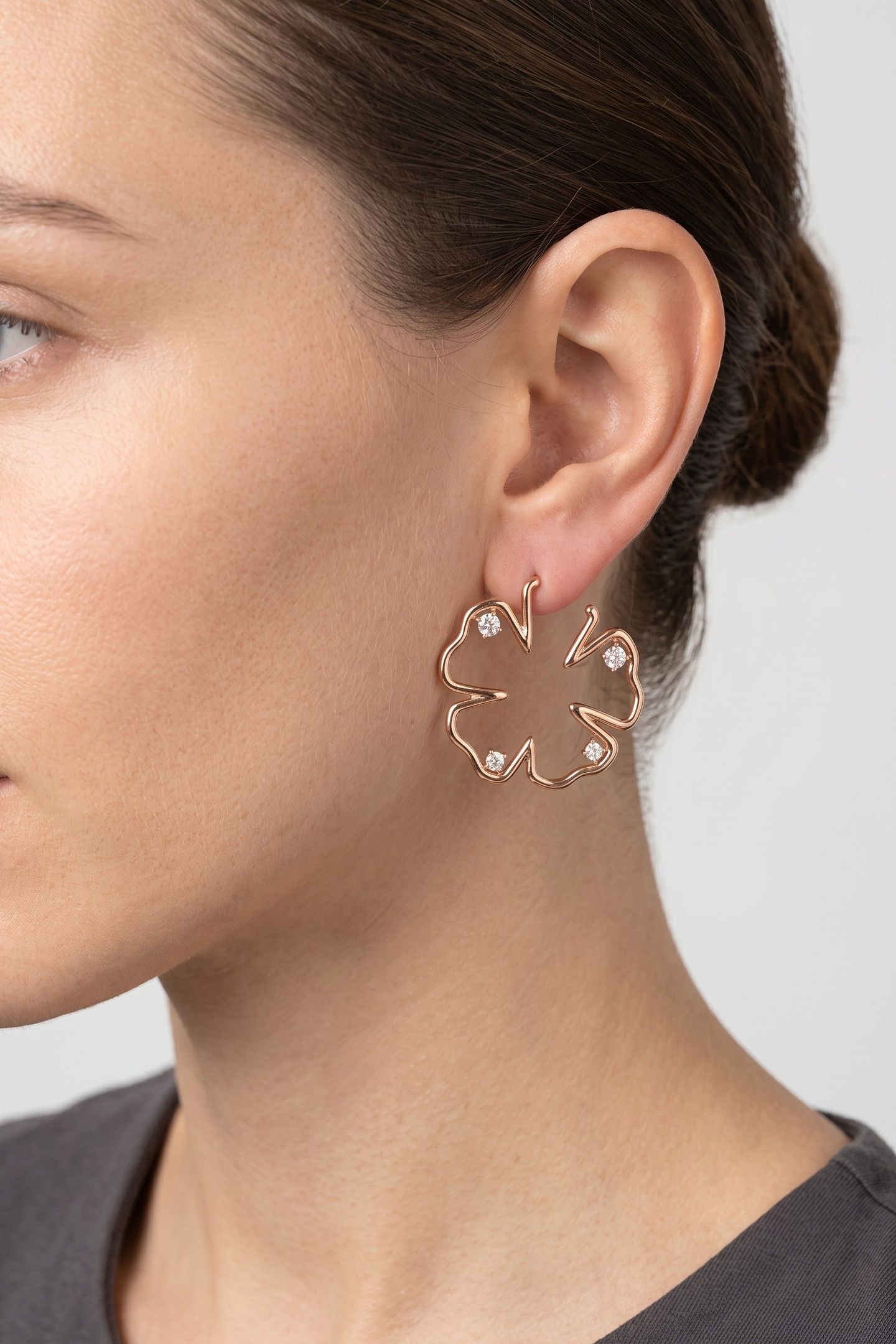 JEWELRY BOX HIBISCUS SET ROSEGOLD 3