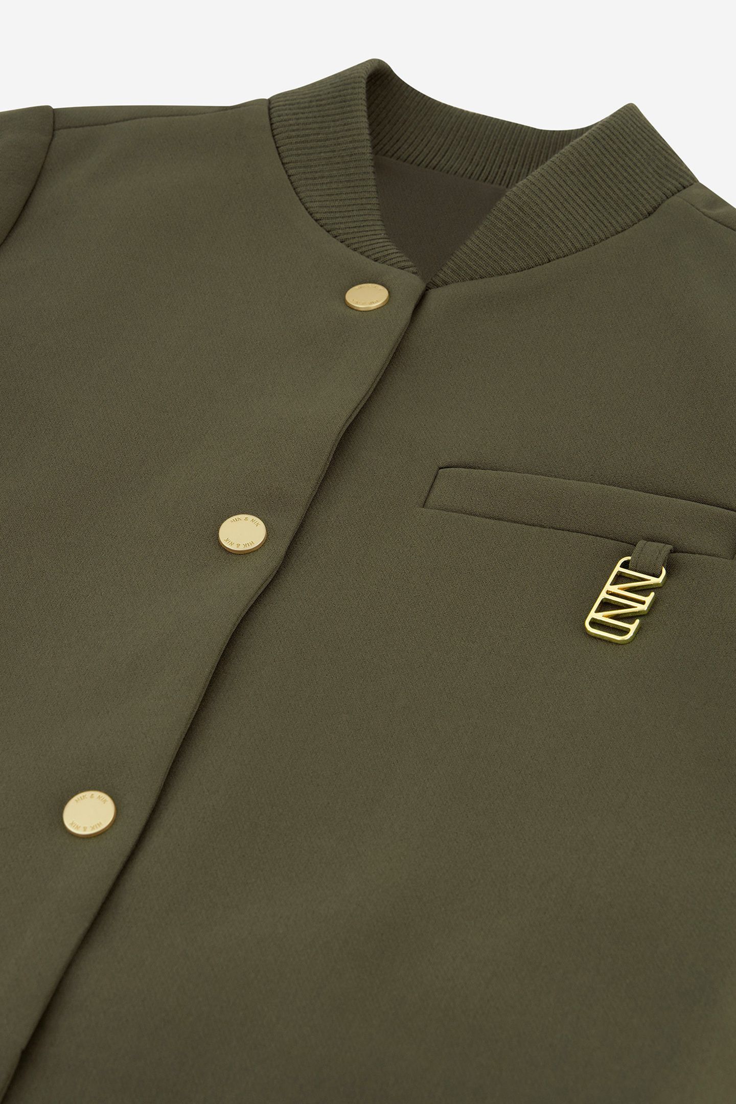 ELIZA BOMBER DEEP FOREST GREEN 5