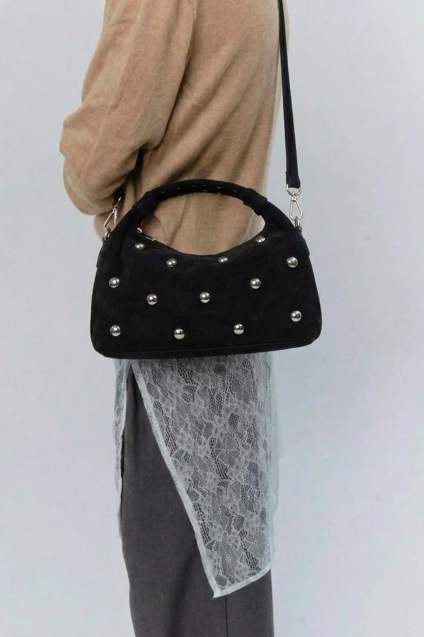 DANDY RIVET SUEDE BLACK 2