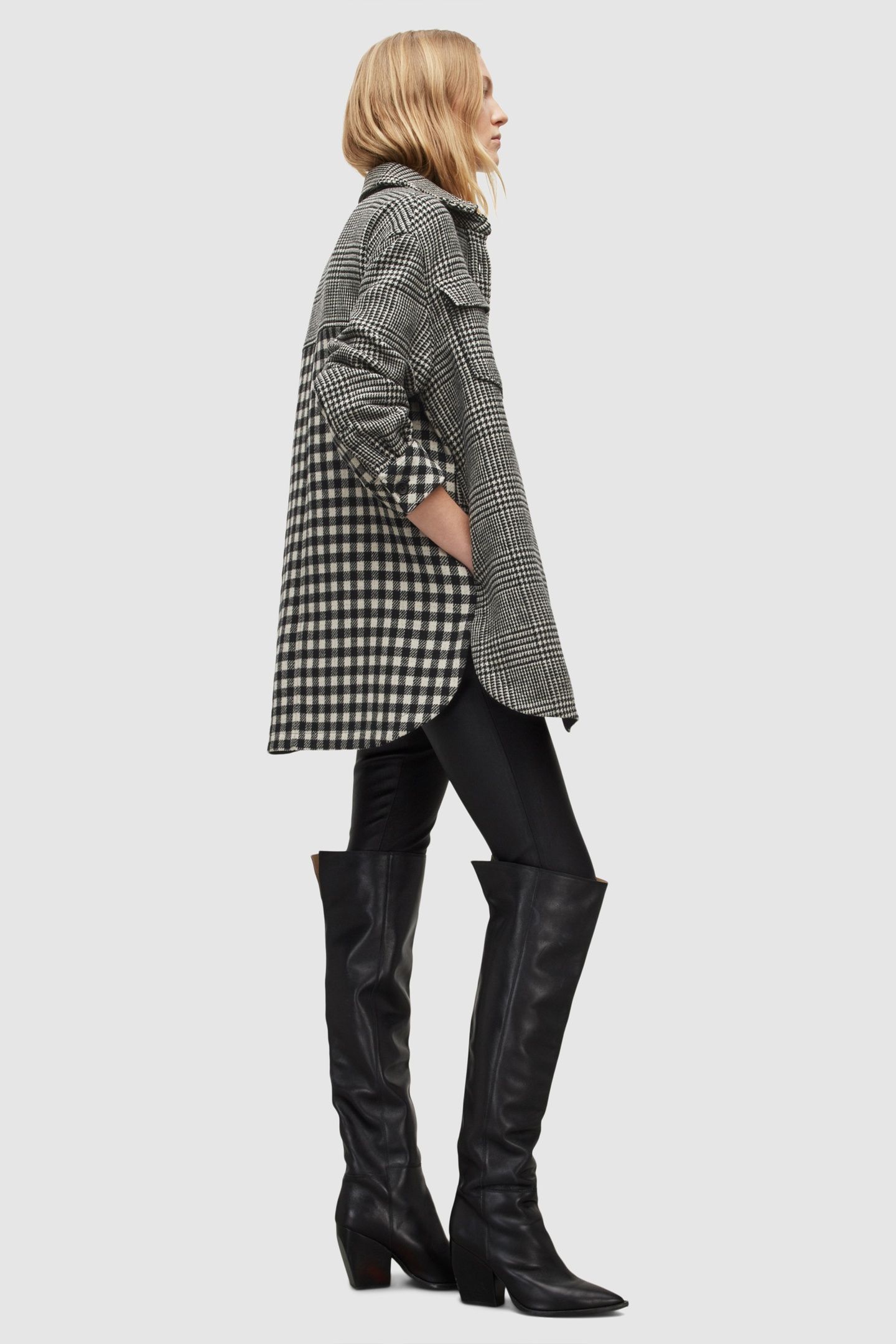 SOPHIE MONO JACKET BLACK/WHITE 6