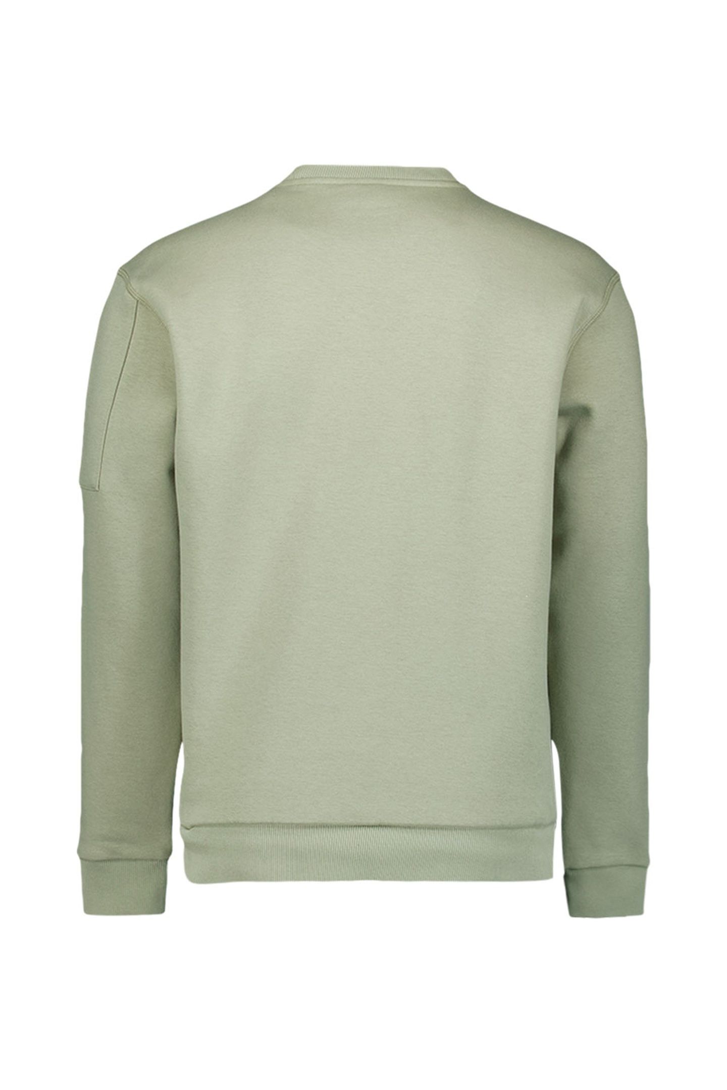 SWEATER CREWNECK BRUSHED INSIDE LIGHT MOSS 5
