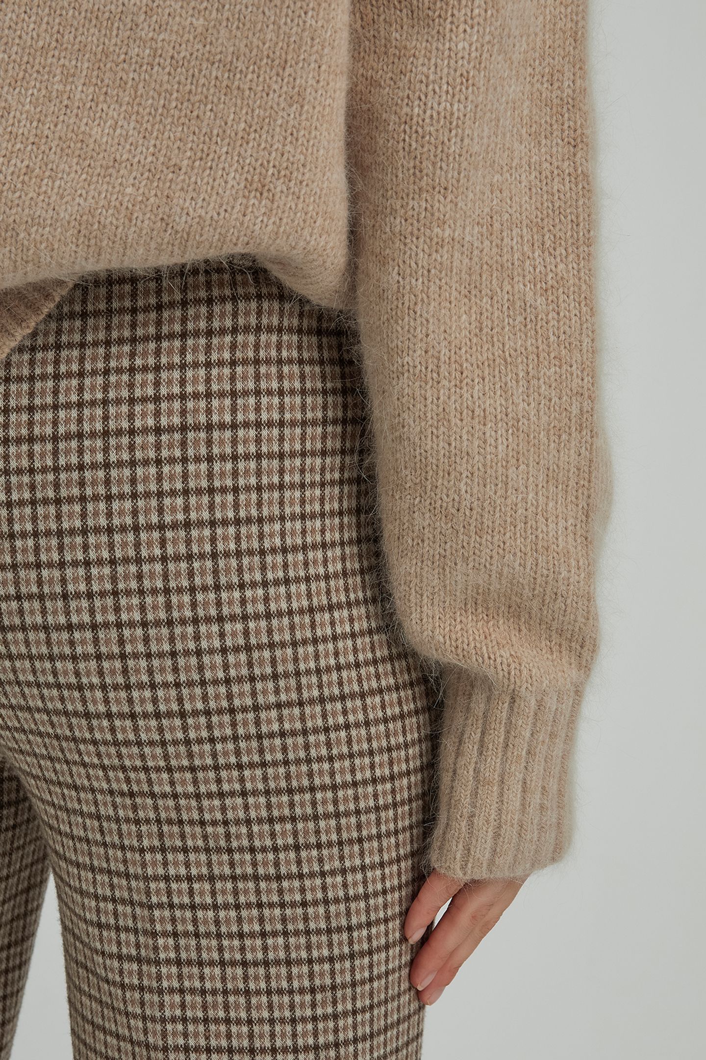 KYANO PANTS SAND CHECK 4