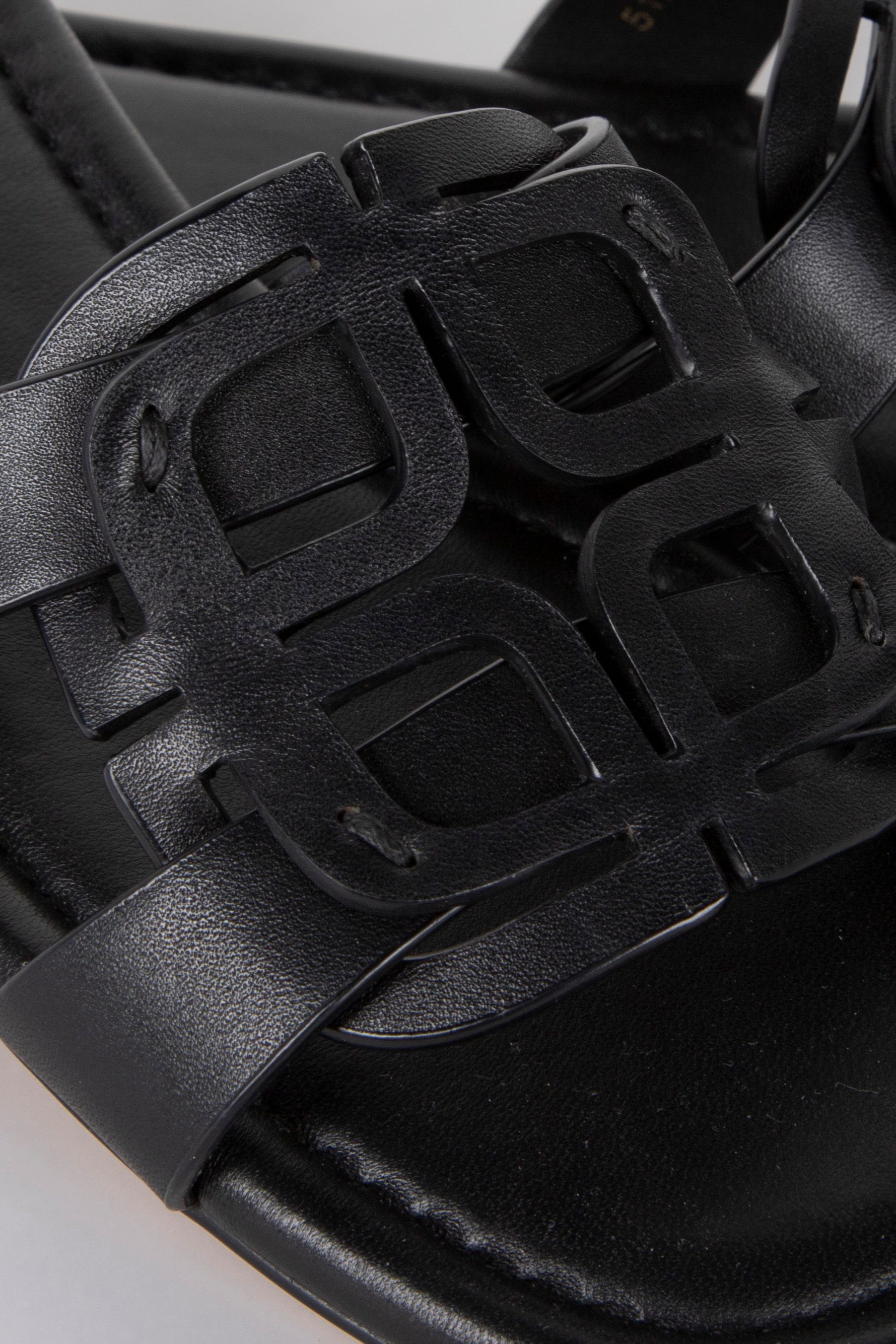 CASPER MOTIF SANDAL BLACK 4