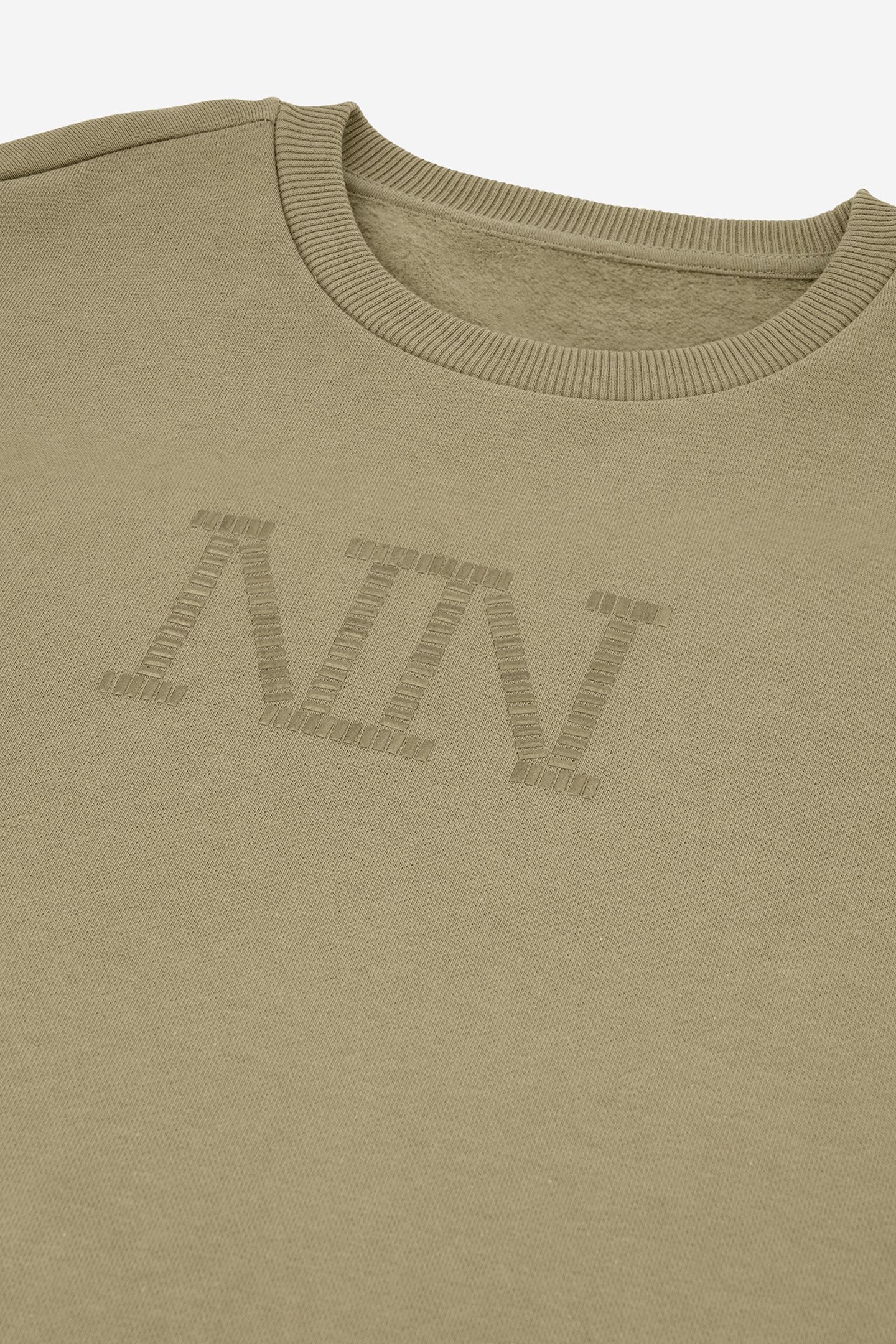 STUD SWEATSHIRT FERN GREEN 3