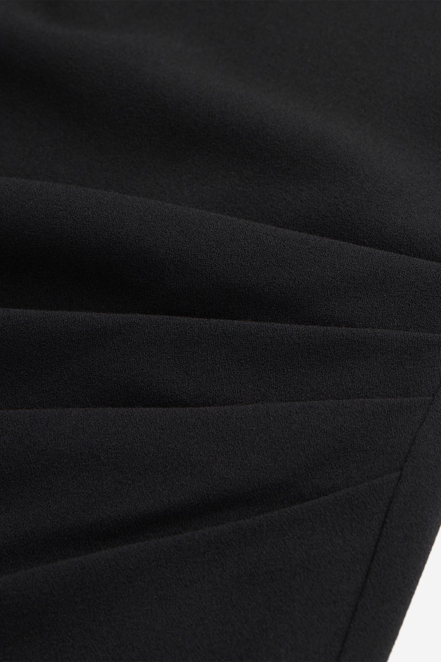 SHORT WRAP DRESS WITH LONG SLEEVES AND A FANCY ZIPPER BLACK 5