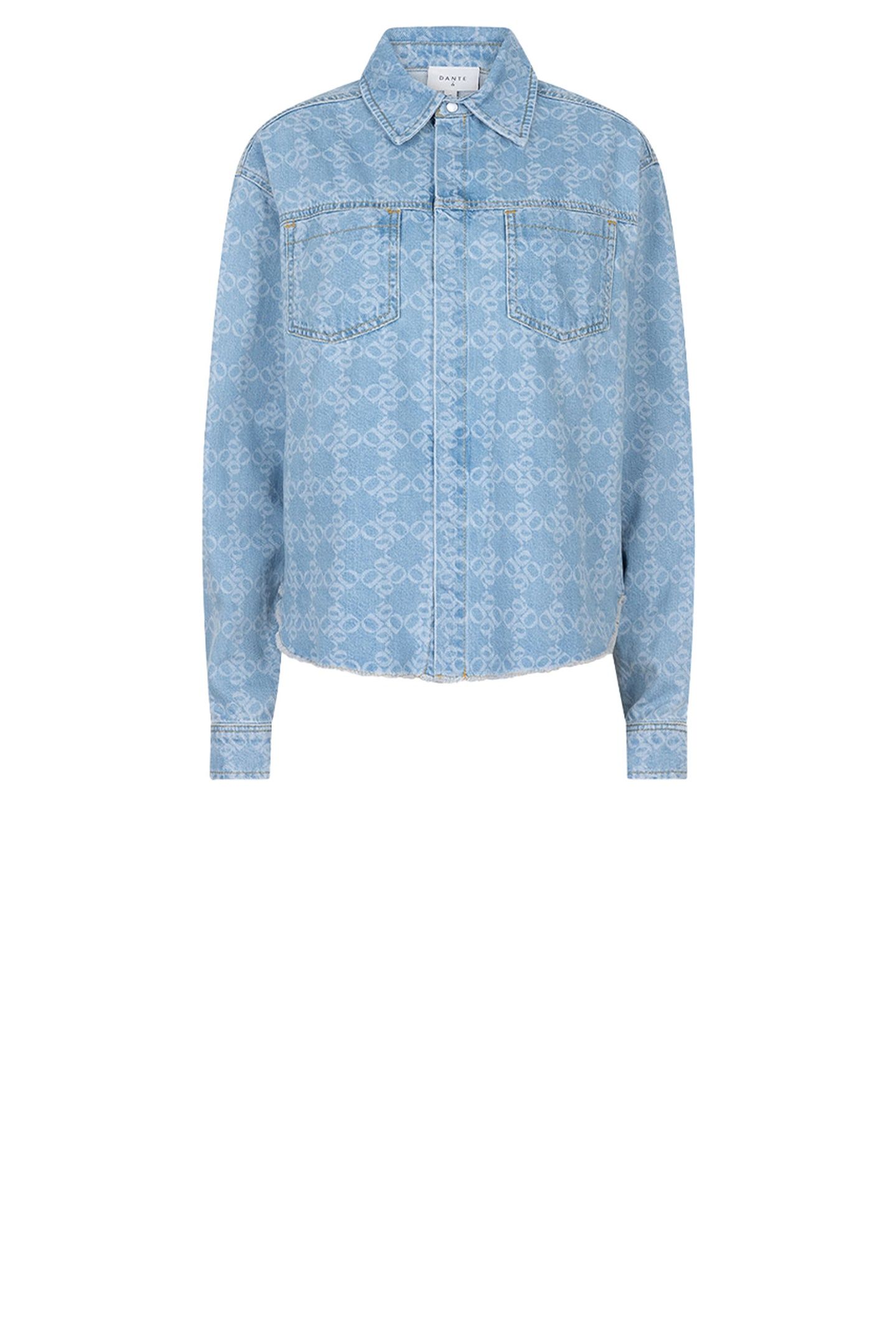 LONE MONOGRAM JEANS SHIRT SKYWASH BLUE 5