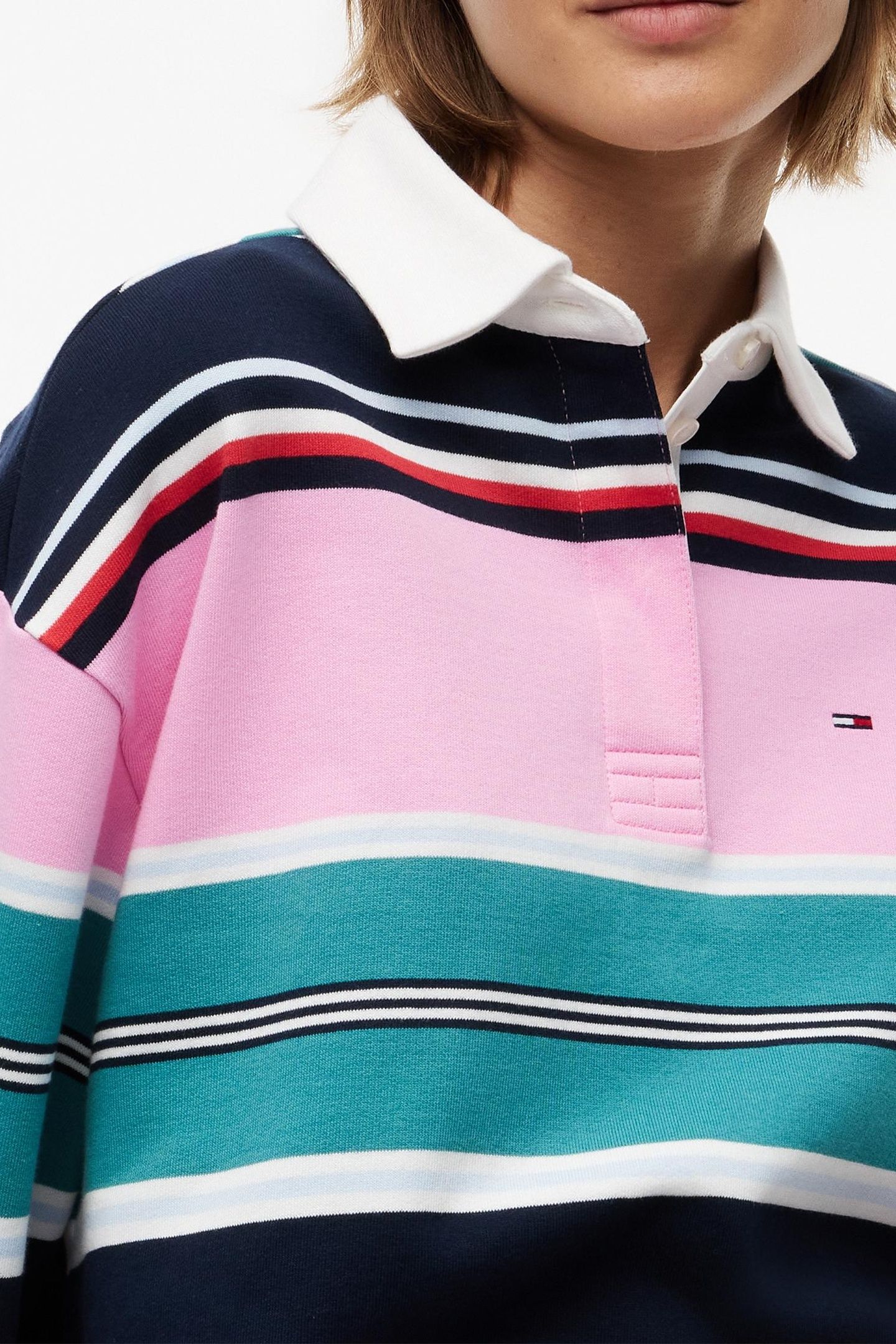 RELAXED MULTI STRIPE PINK DAISY/MULTI STRIPE 5