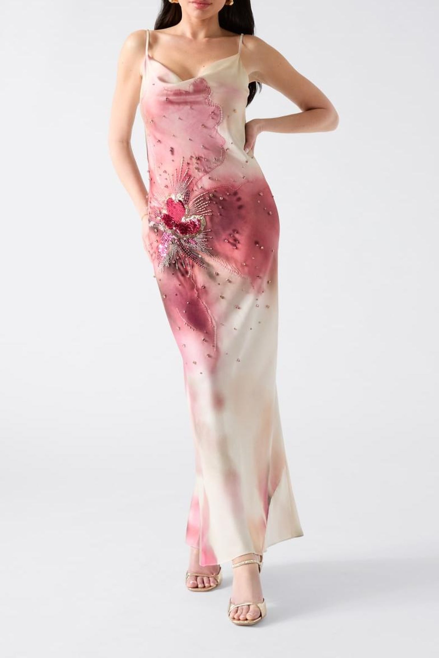 SARA LONG DRESS BLOSSOM CHARM 1