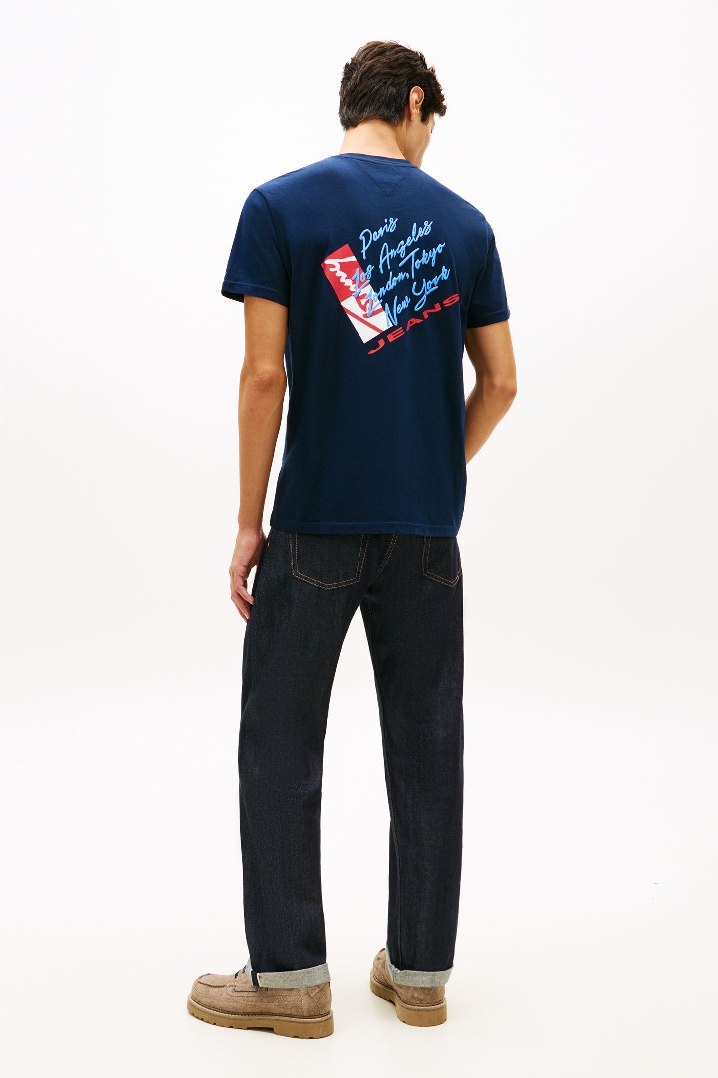REGULAR SIGNATURE SHIFT T-SHIRT DARK NIGHT NAVY 4