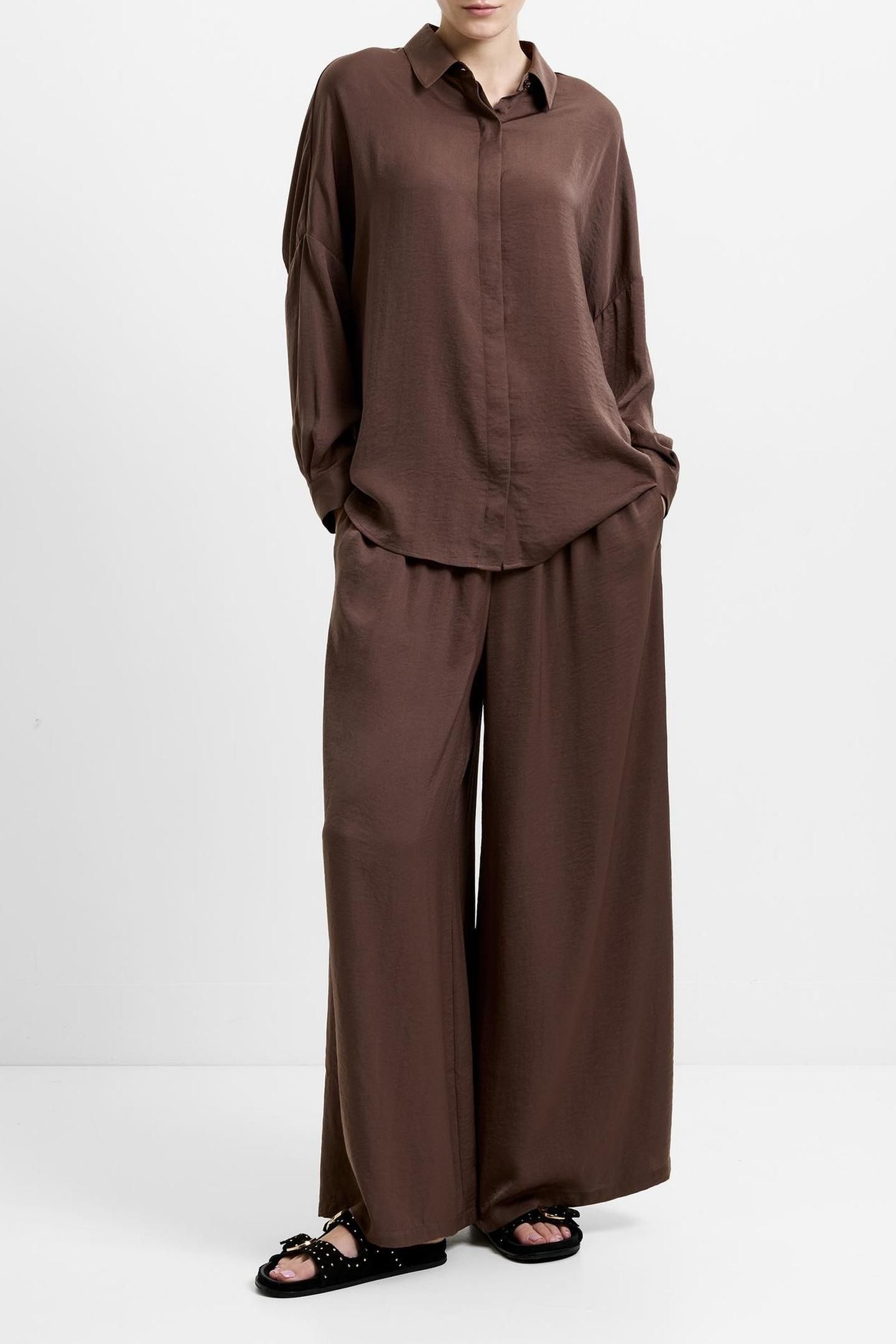 DAMASCO AIR FLOW POLY LS SHIRT LT WALNUT BROWN 1