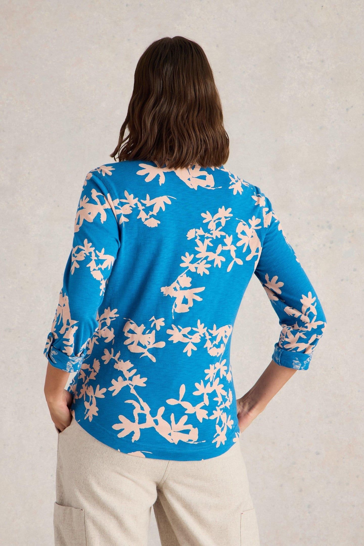 ANNIE JERSEY SHIRT PINK PRINT 2