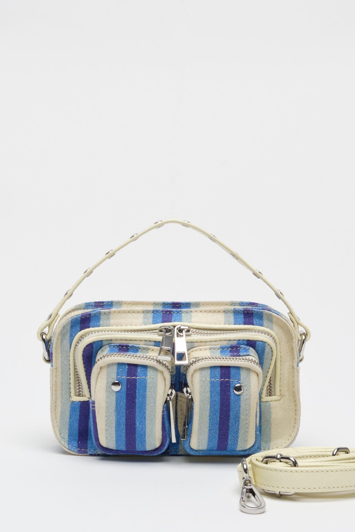 HELENA CANVAS BLUE STRIPES 3