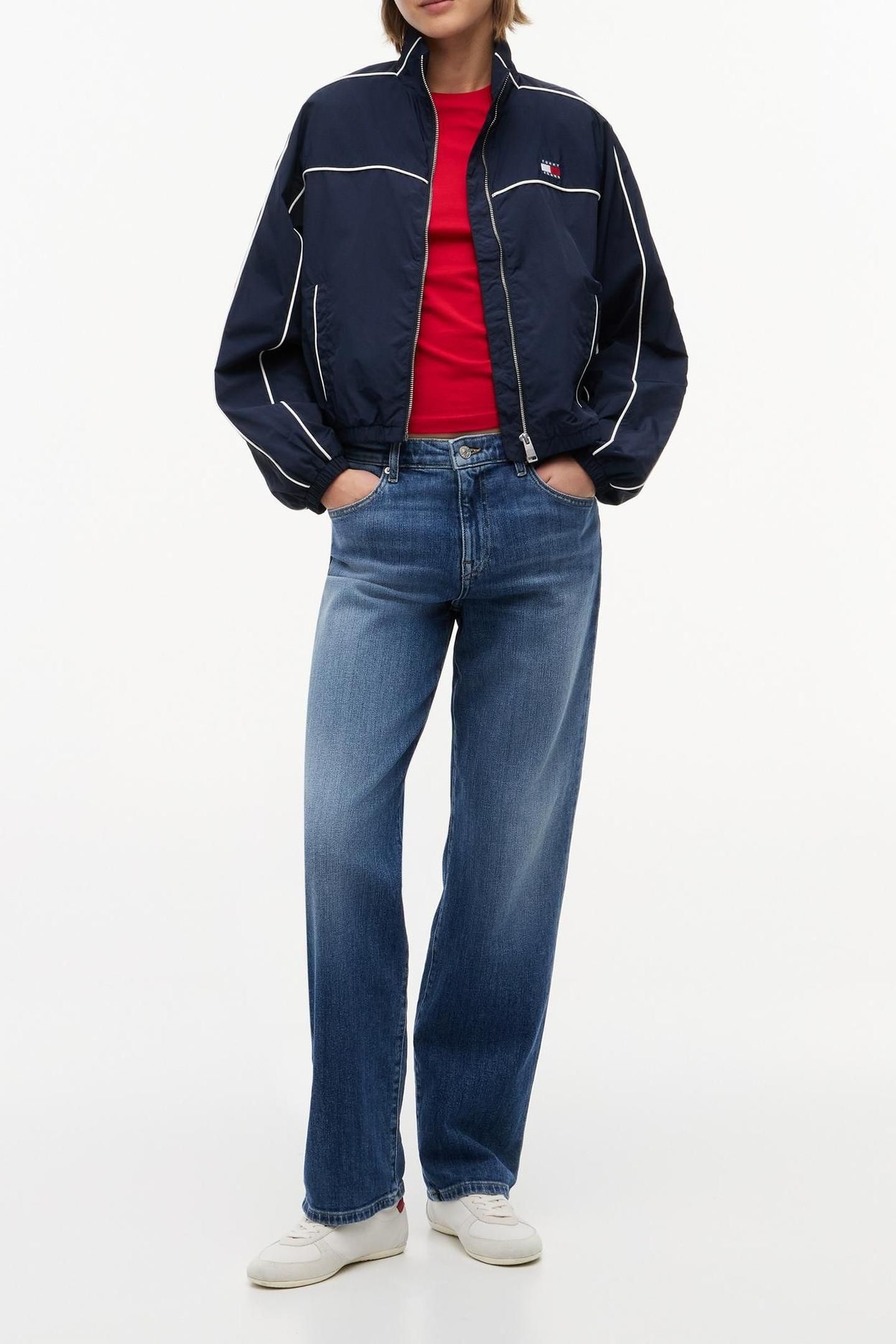 NYLON PIPING JACKET DARK NIGHT NAVY 1