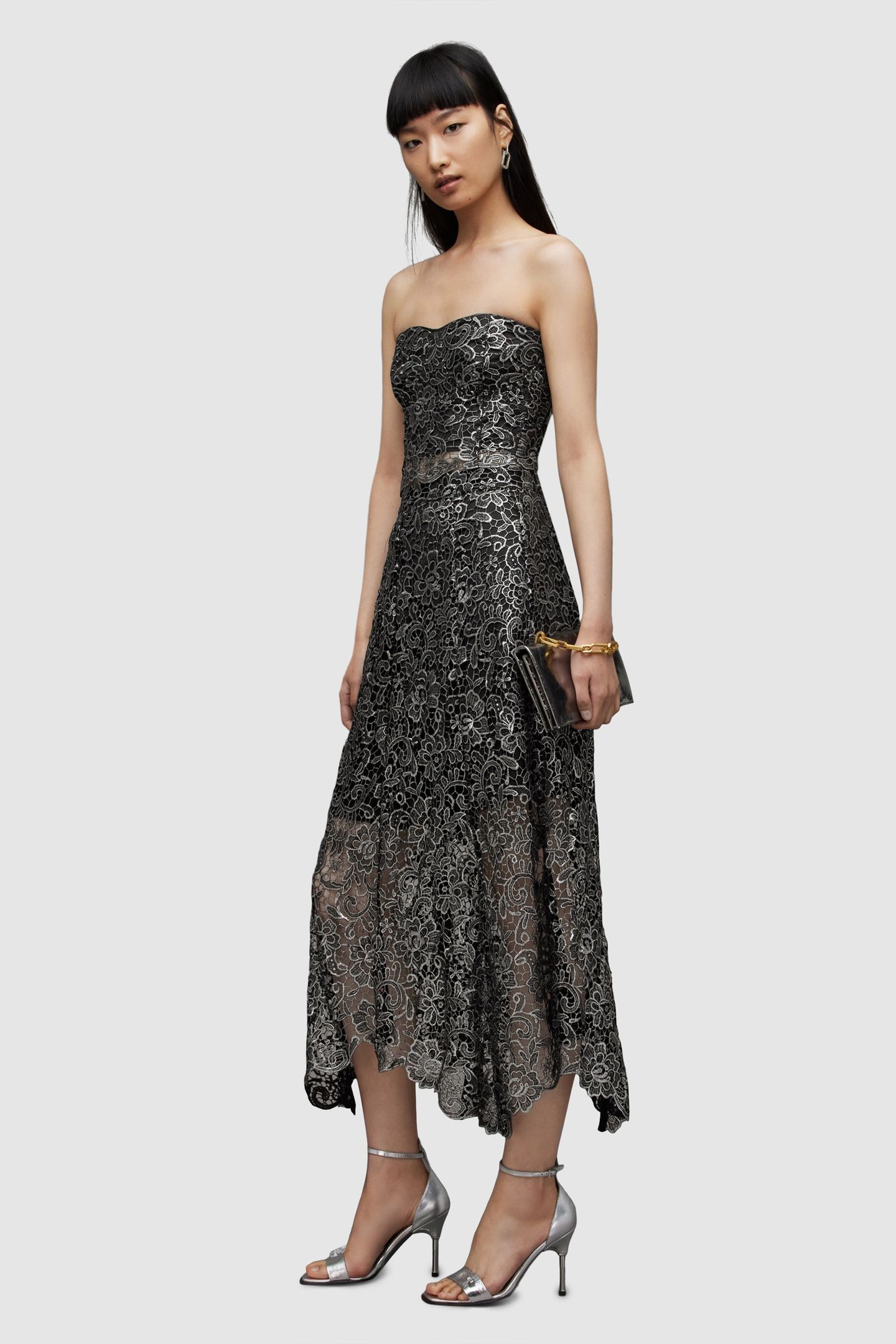CAMILA SKIRT GUNMETAL GREY 2