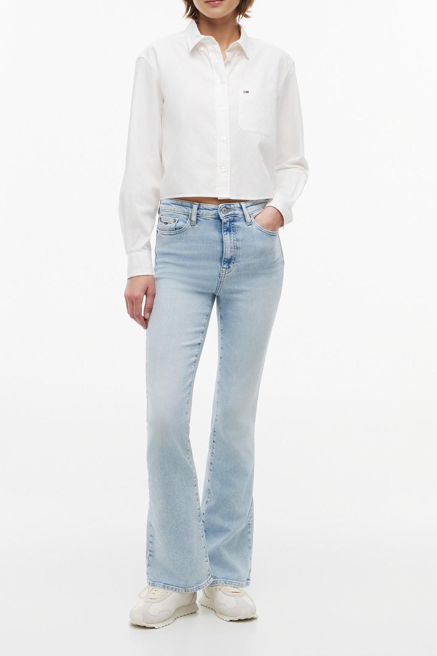 RELAXED CROP SHIRT ECRU 3