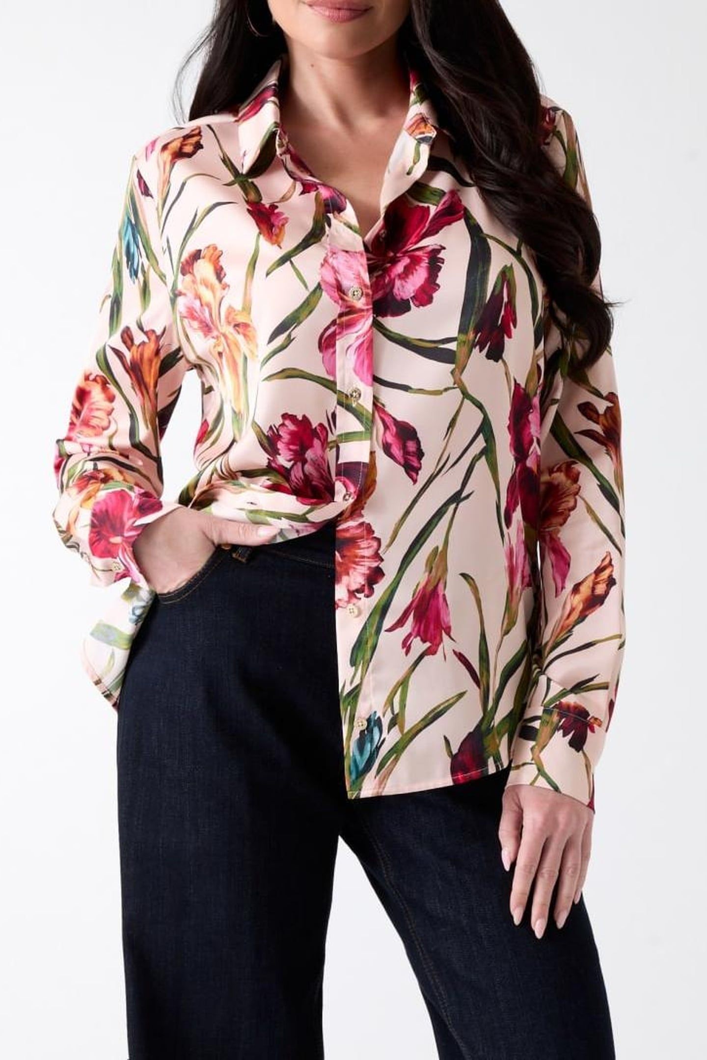 MELISSA SHIRT IRIS MOON BLUSH BREE 3