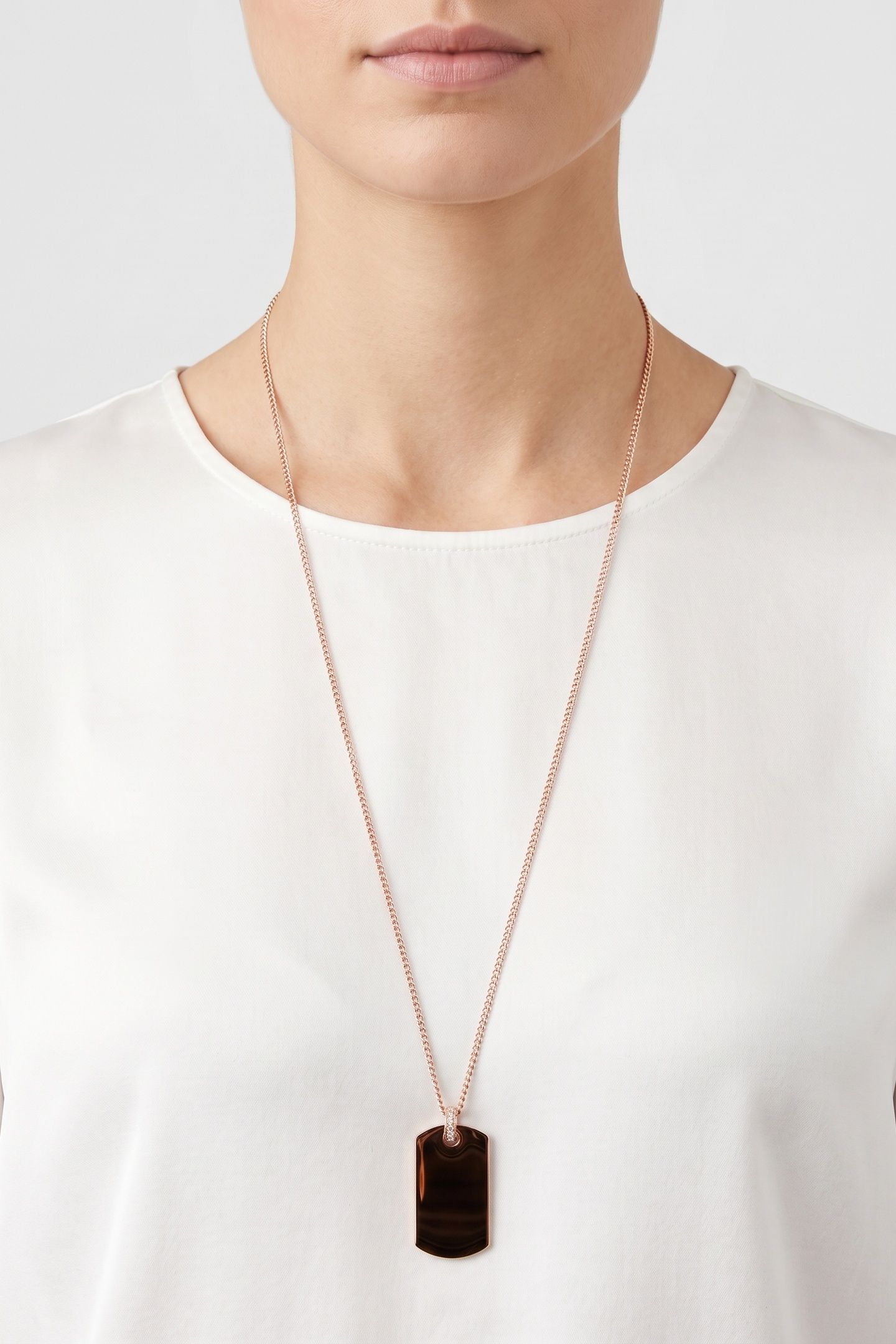 PLATE CHARM KETTE ROSEGOLD 1